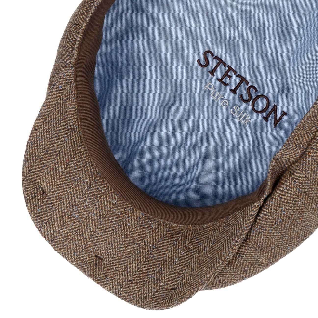 Stetson Flat Cap (1-St) Schiebermütze mit Schirm, Made in the EU