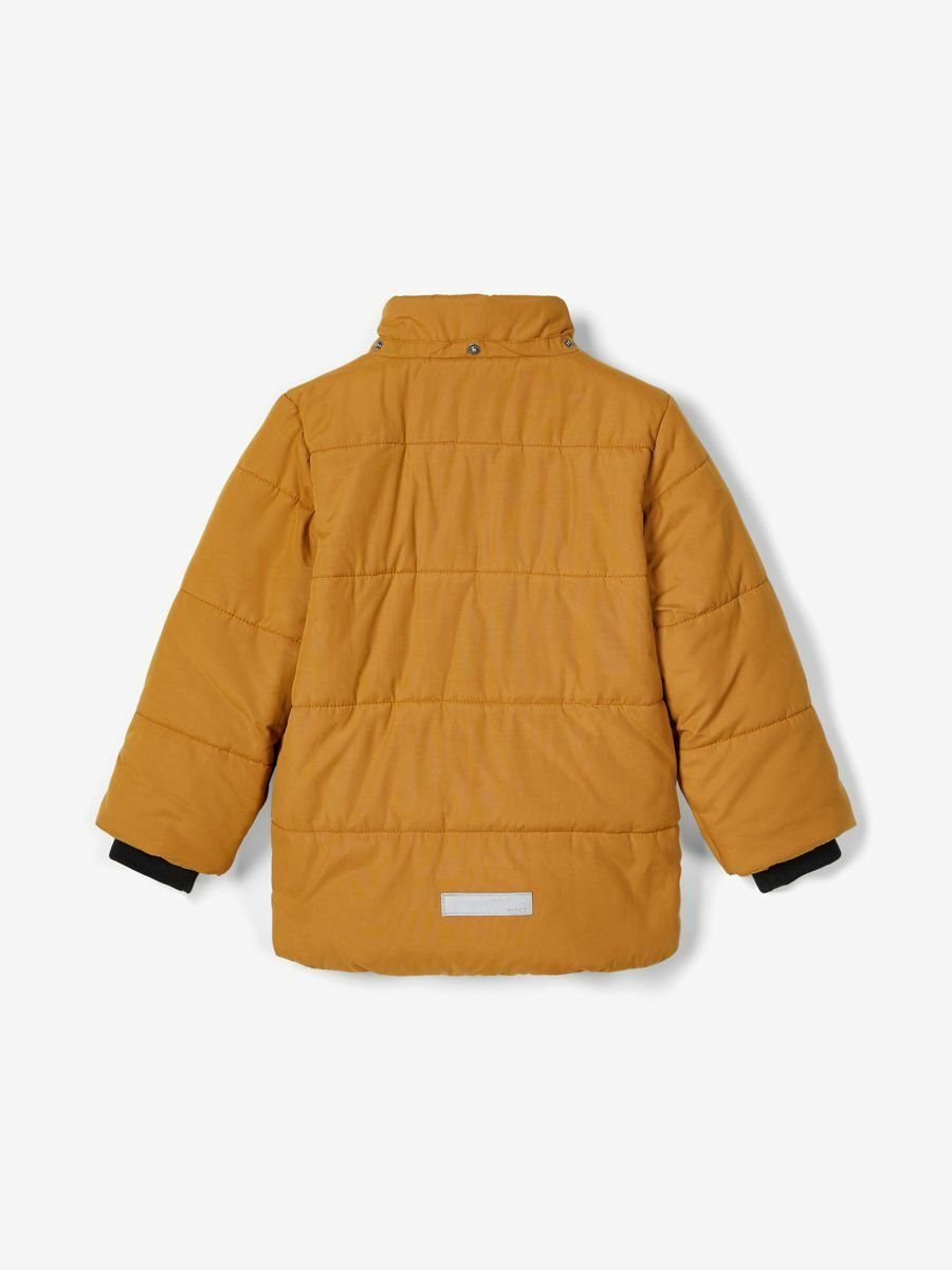 Name It Winterjacke Name It Jungen Pufferjacke gesteppte mit Kapuze 104 mit Kapuze, mit abnehmbarer Kapuze, mit Stehkragen – Bild 5 von 5