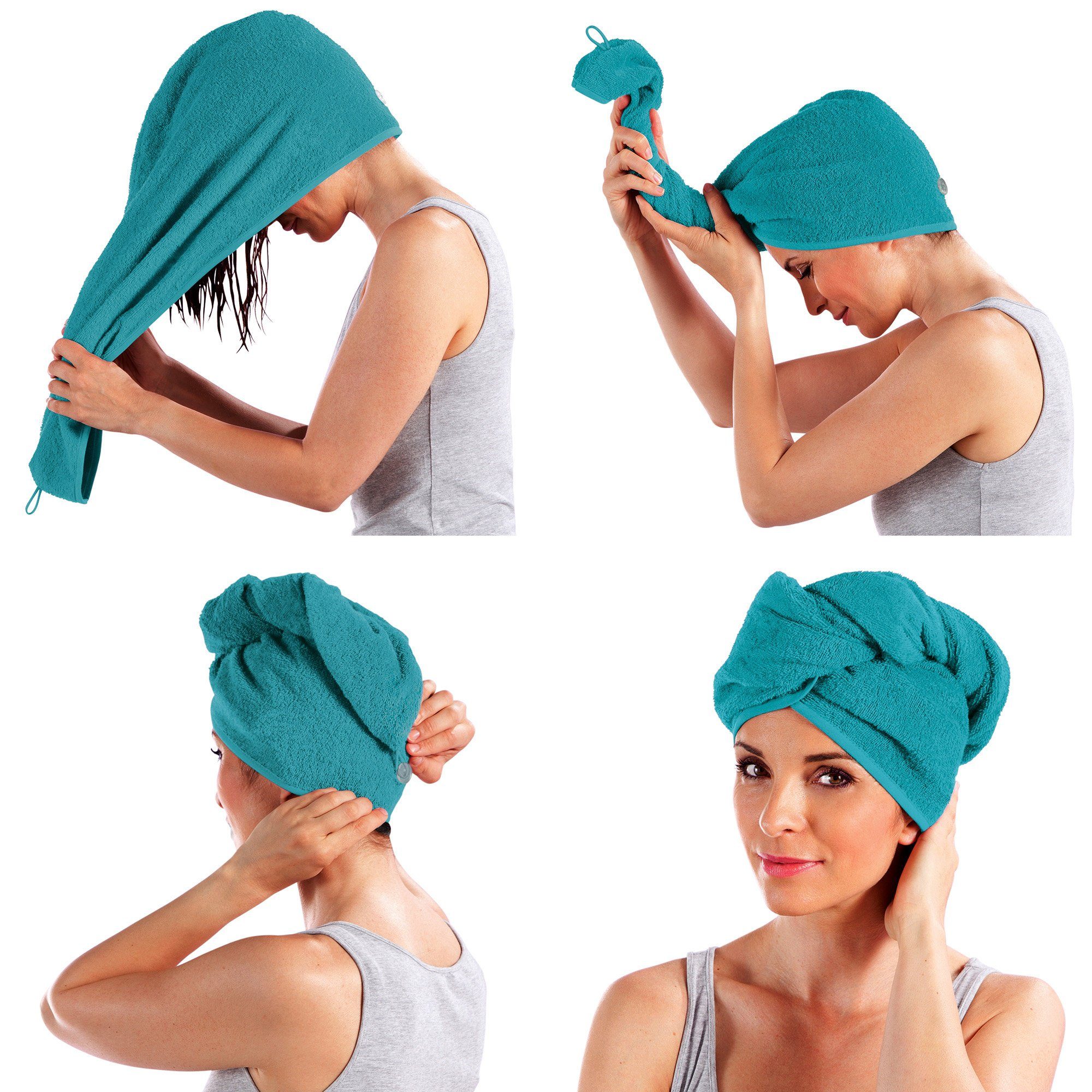 Erwin Müller Handtuch Turban, Frottier, Walk-Frottier Uni günstig online kaufen