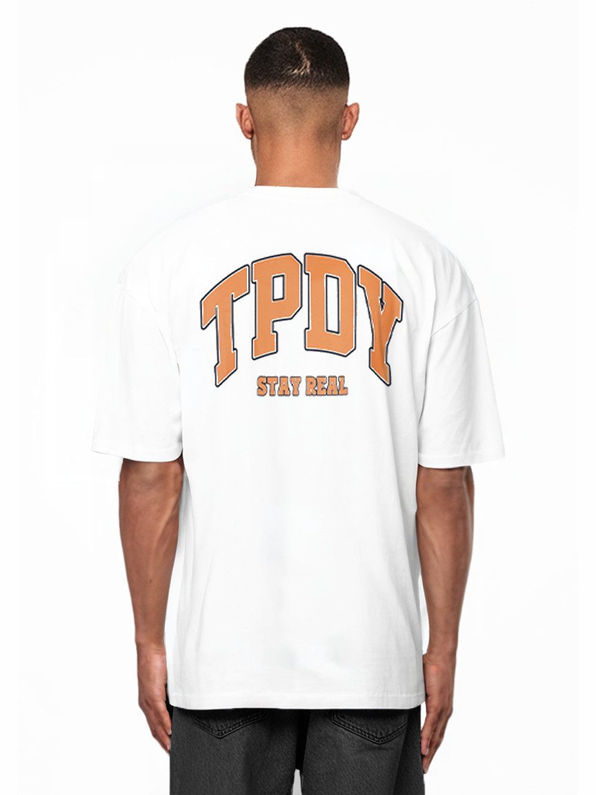 trueprodigy Oversize-Shirt Arin Logoprint Rundhals dicker günstig online kaufen