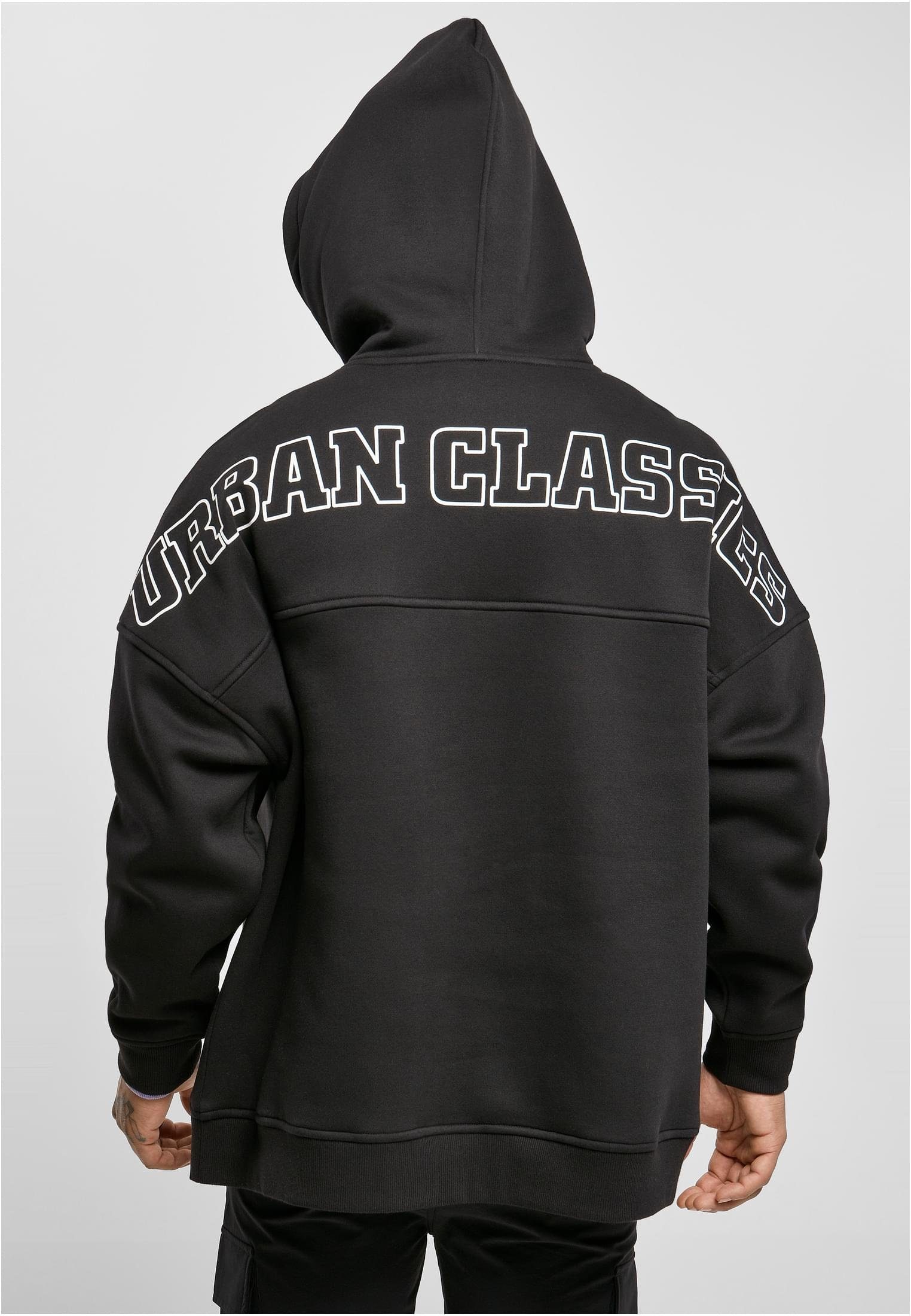 Sweater Hoody URBAN (1-tlg) Logo Oversized Herren CLASSICS black