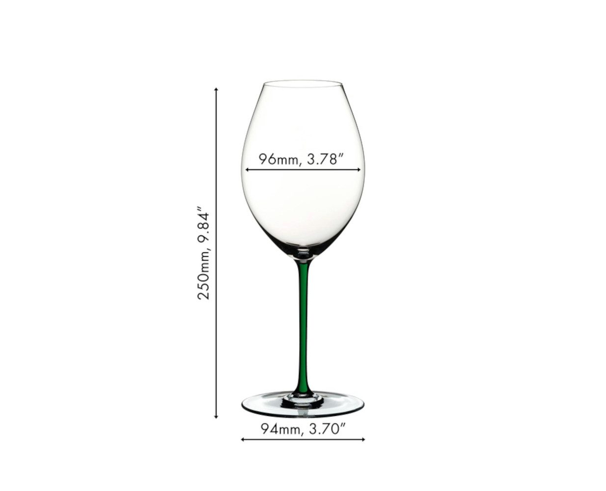 RIEDEL THE WINE GLASS COMPANY Rotweinglas Riedel Fatto A Mano Rotweinglas Syrah, Kristallglas