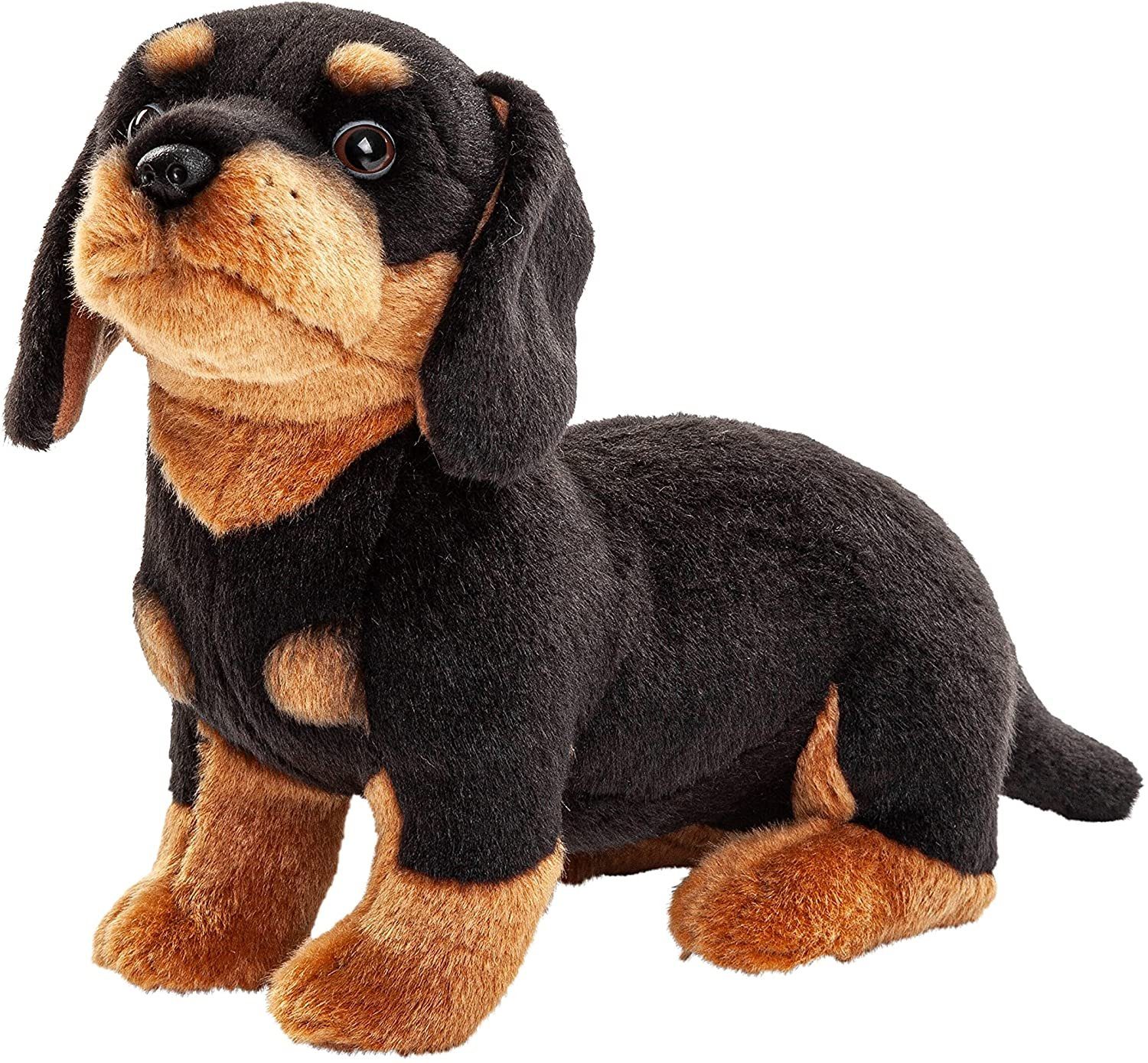 Uni-Toys Kuscheltier Dackel - mit/ohne Leine - 27 cm (Länge) - Plüsch-Hund günstig online kaufen