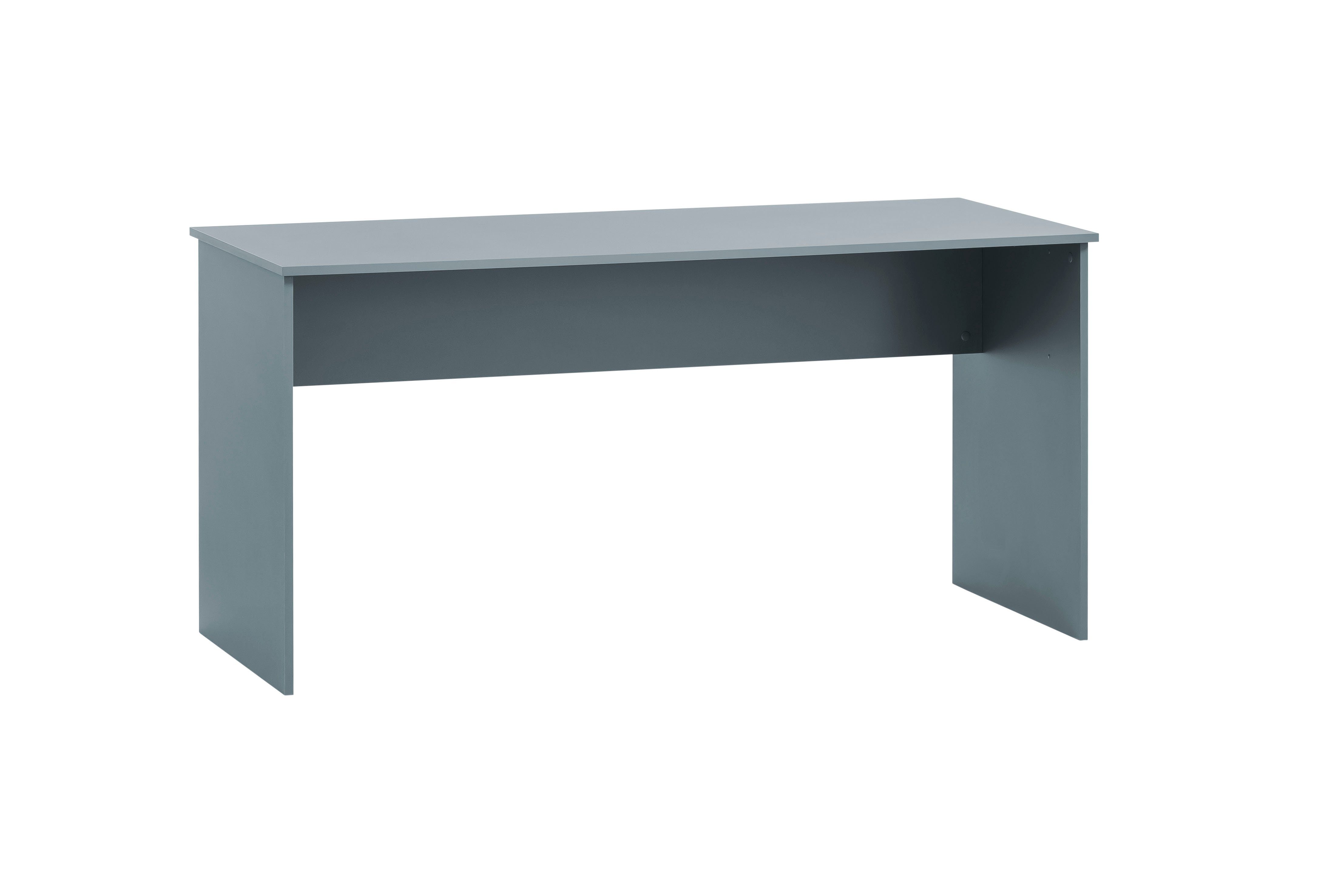 PROREGAL® 73,6x150x65cm, Schreibtisch HxBxT Möbelpartner Schreibtisch Weiß Jaguar, Blau