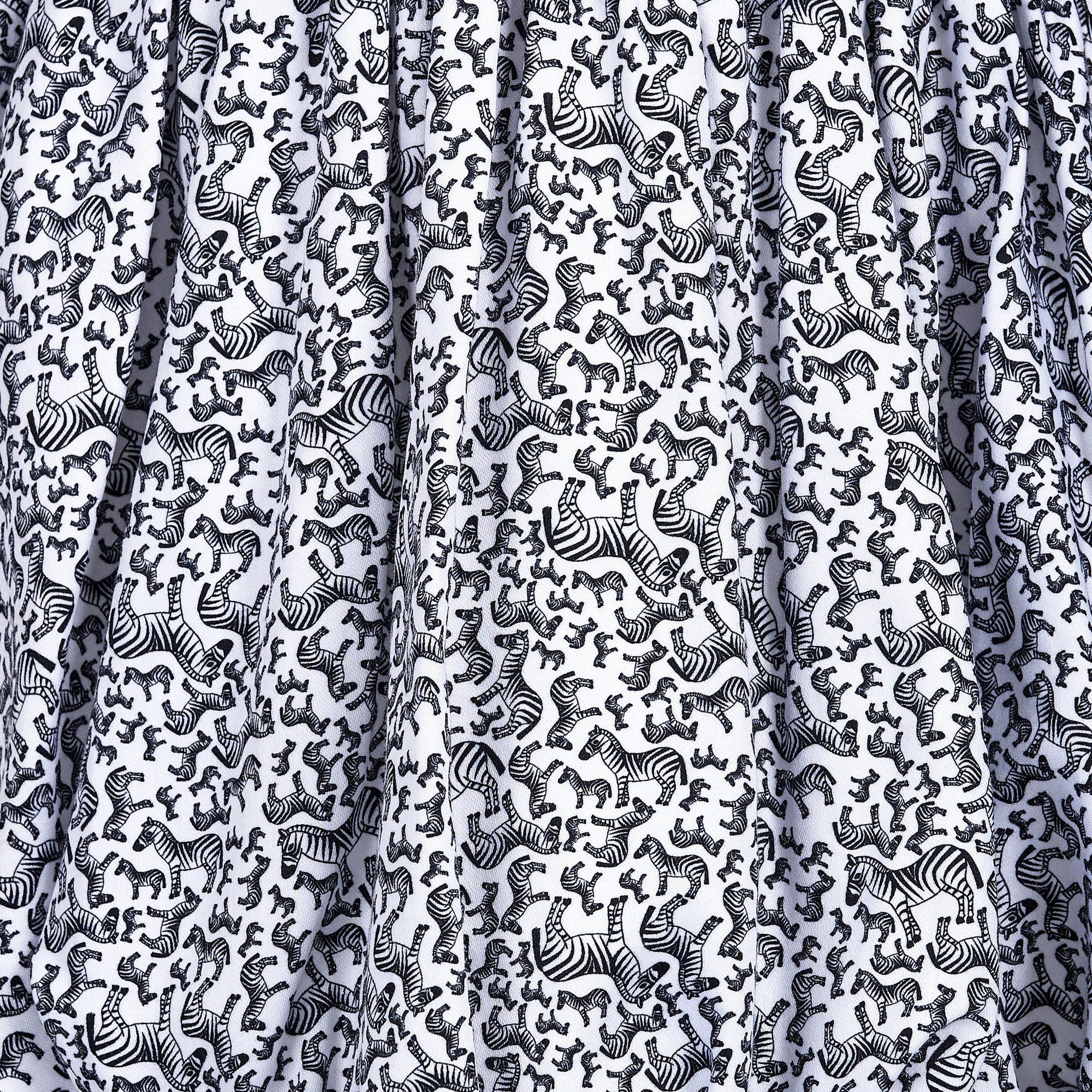 # SATURNDAY Sommerkleid Balloon-Kleid aus Baumwolle mit Zebra-Rock