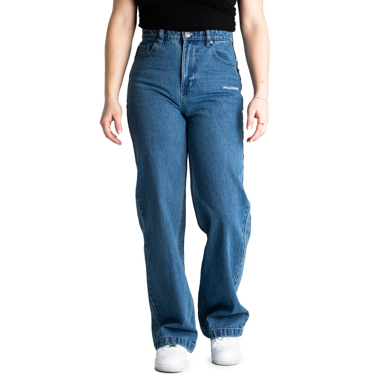 PEGADOR Loose-fit-Jeans Pegador Naddy Wide Leg Джинсы