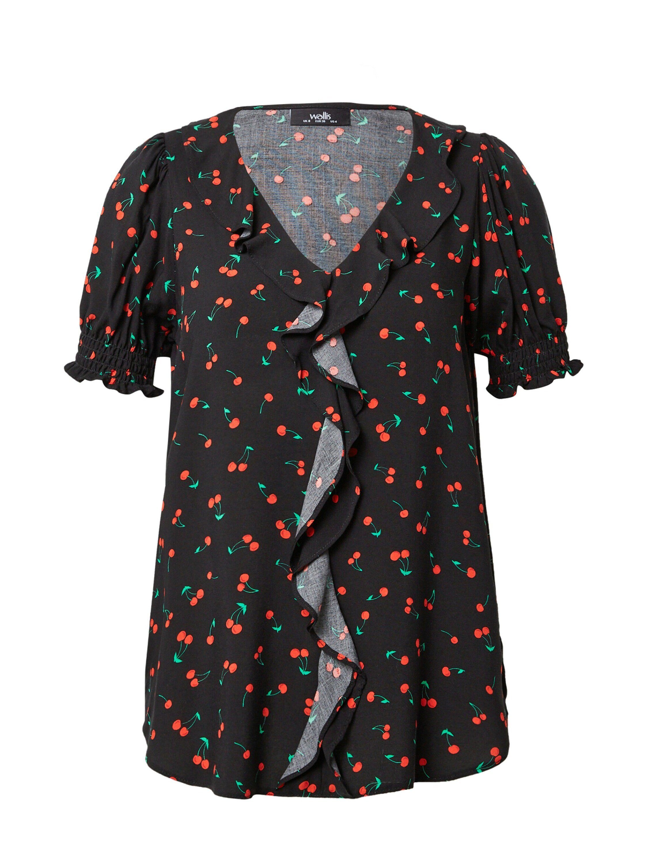 Wallis Kurzarmbluse (1-tlg) Drapiert/gerafft