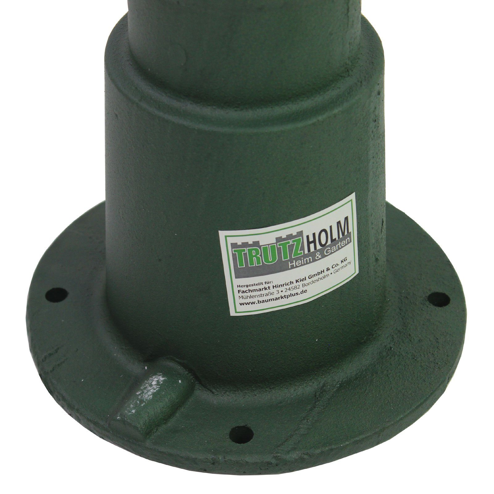 TRUTZHOLM Wasserpumpe Pumpenständer für Schwengelpumpe Gusseisen Handpumpe Gartenpumpe (Zubehör, Klassisch), Unverwüstlich,Massiv