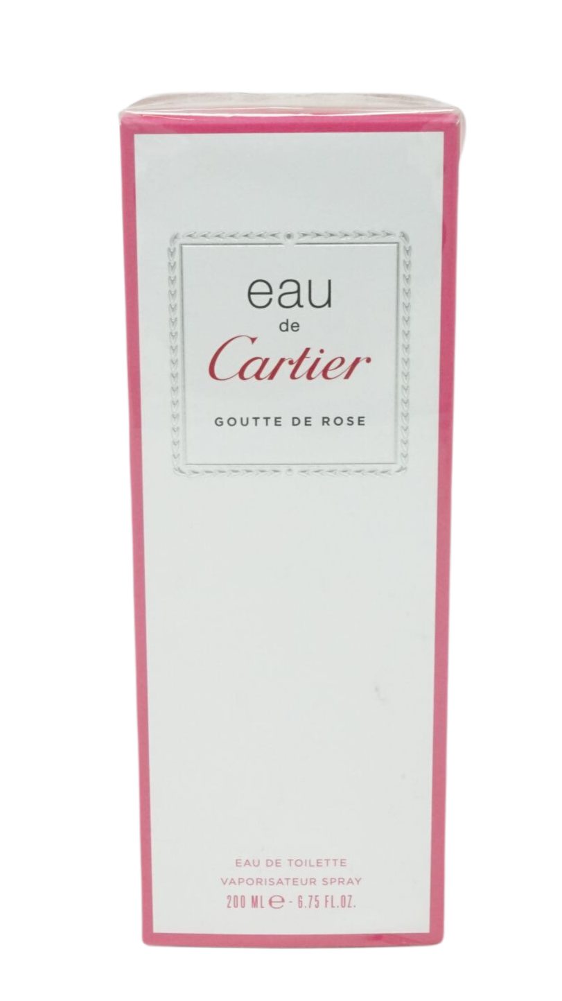 Cartier Eau de Eau Eau Rose de Goutte Toilette de Toilette de 200ml Spray Cartier