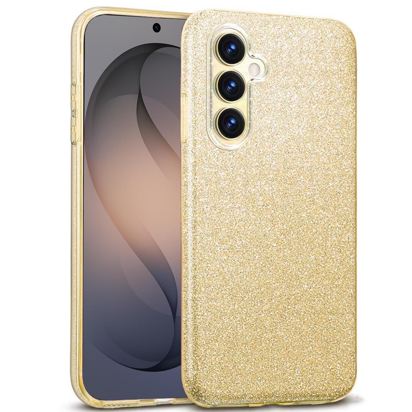CoolGadget Handyhülle Glitzer Glamour Hülle für Samsung Galaxy S26 6,3 Zoll, Slim Case mit Glossy Effect Schutzhülle für Samsung S26 5G Hülle