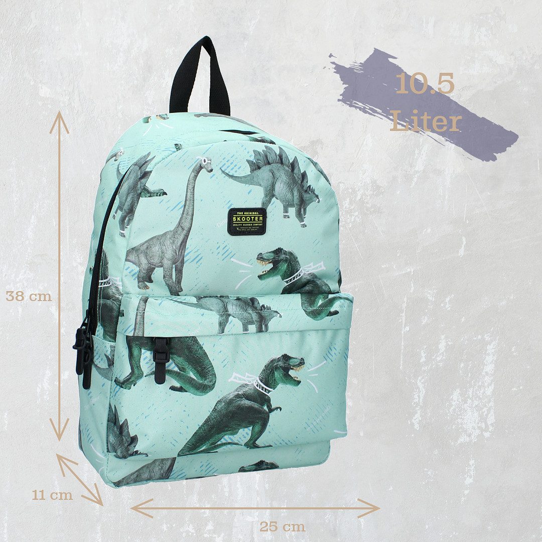 Skooter Kinderrucksack Dino Kinderrucksack – Verstärkt & mit gepolsterten Gurten – Bild 5 von 5