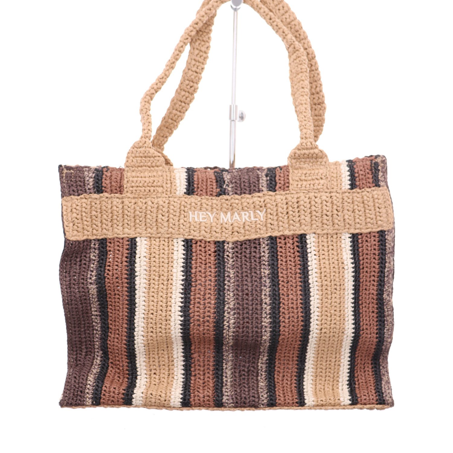 Hey Marly Umhängetasche Beach Bestie - Sand-Cognac-Coffee