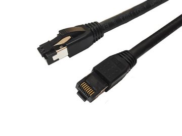 Microconnect MICROCONNECT CAT8.1 S/FTP 0,25m Black LSZH Netzwerkkabel