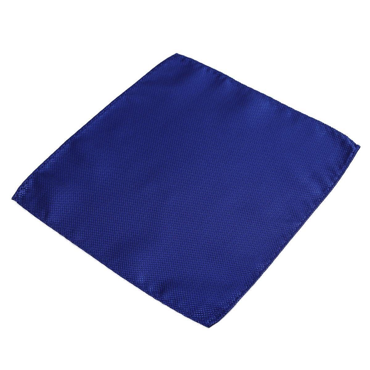 Falten, Einstecktuch DonDon 21 1-St), x (Packung, feierliche DonDon für Seidenlook 21 cm blau Anlässe, Einstecktuch Herren zum