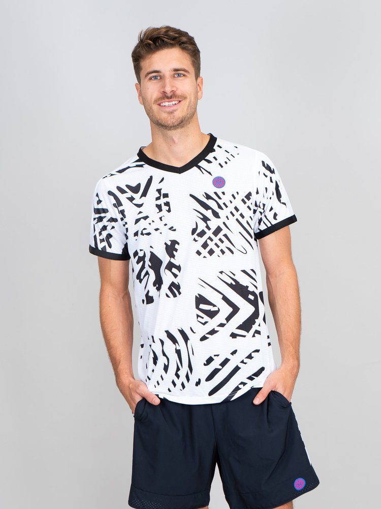 BIDI BADU Tennisshirt Melbourne für Herren in weiß