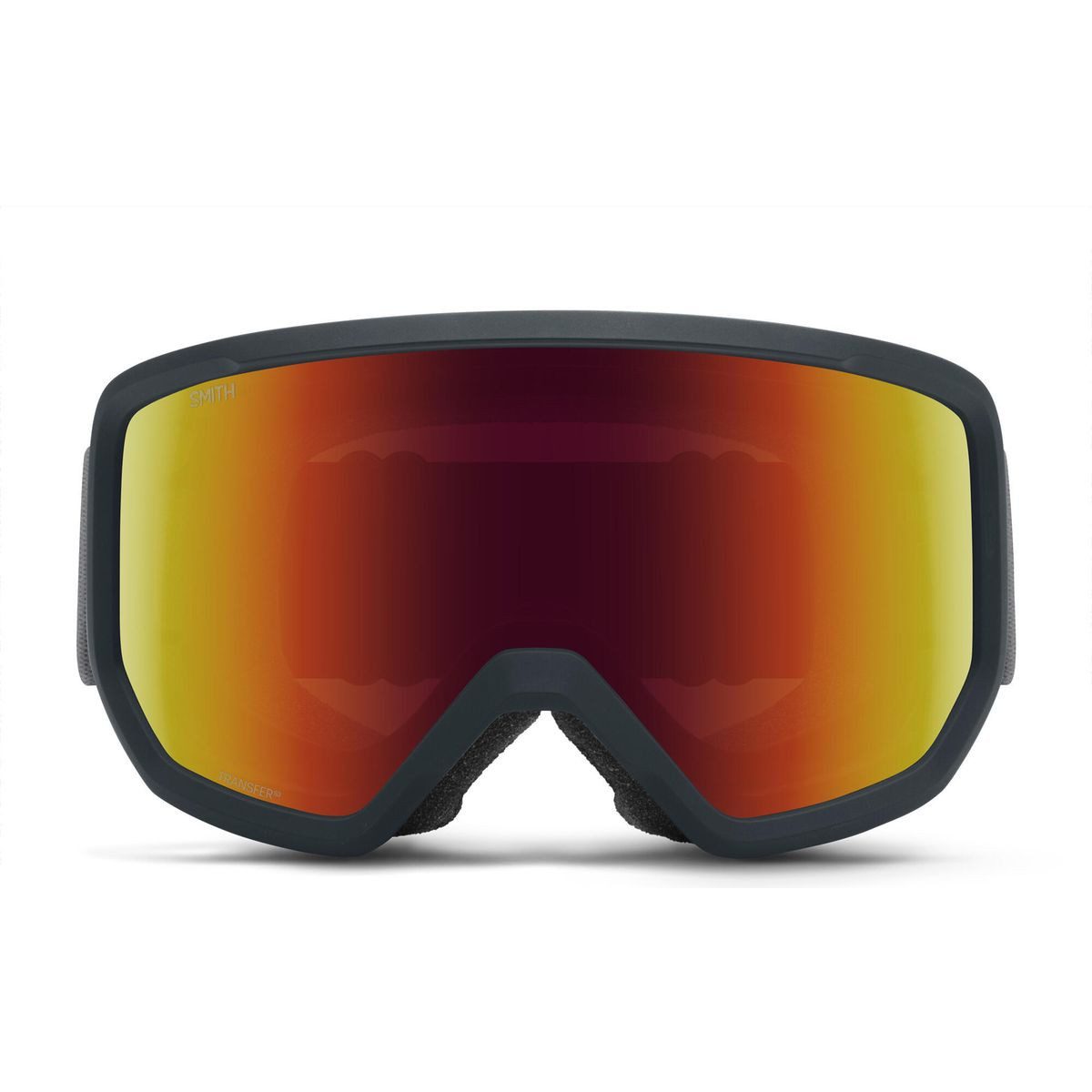 Smith Skibrille Transfer, Skibrille mit klarem Sichtfeld, Antibeschlagbeschichtung und bequemem