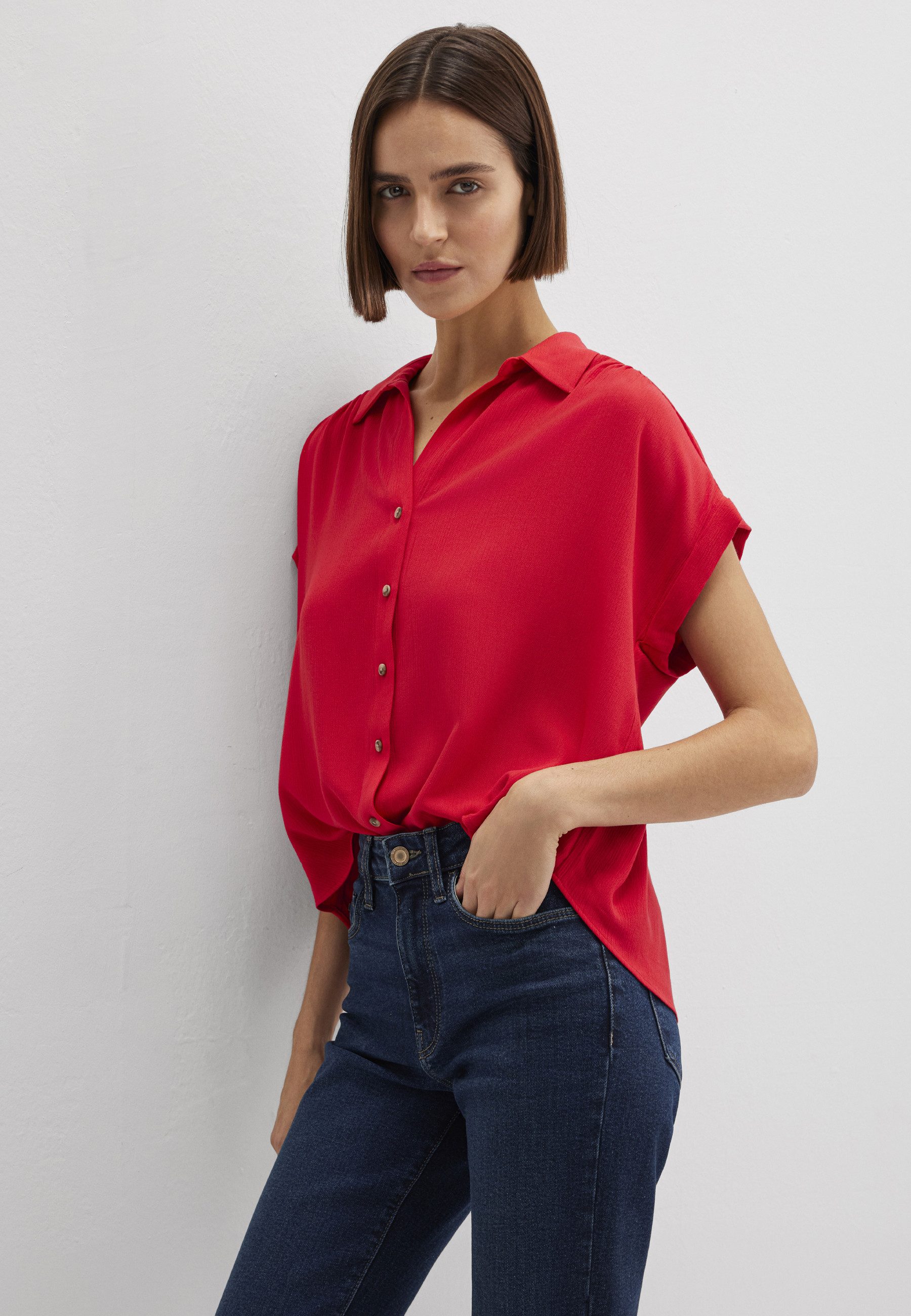 Mavi Kurzarmbluse SHORT SLEEVE SHIRT Bluse Kurzarm günstig online kaufen