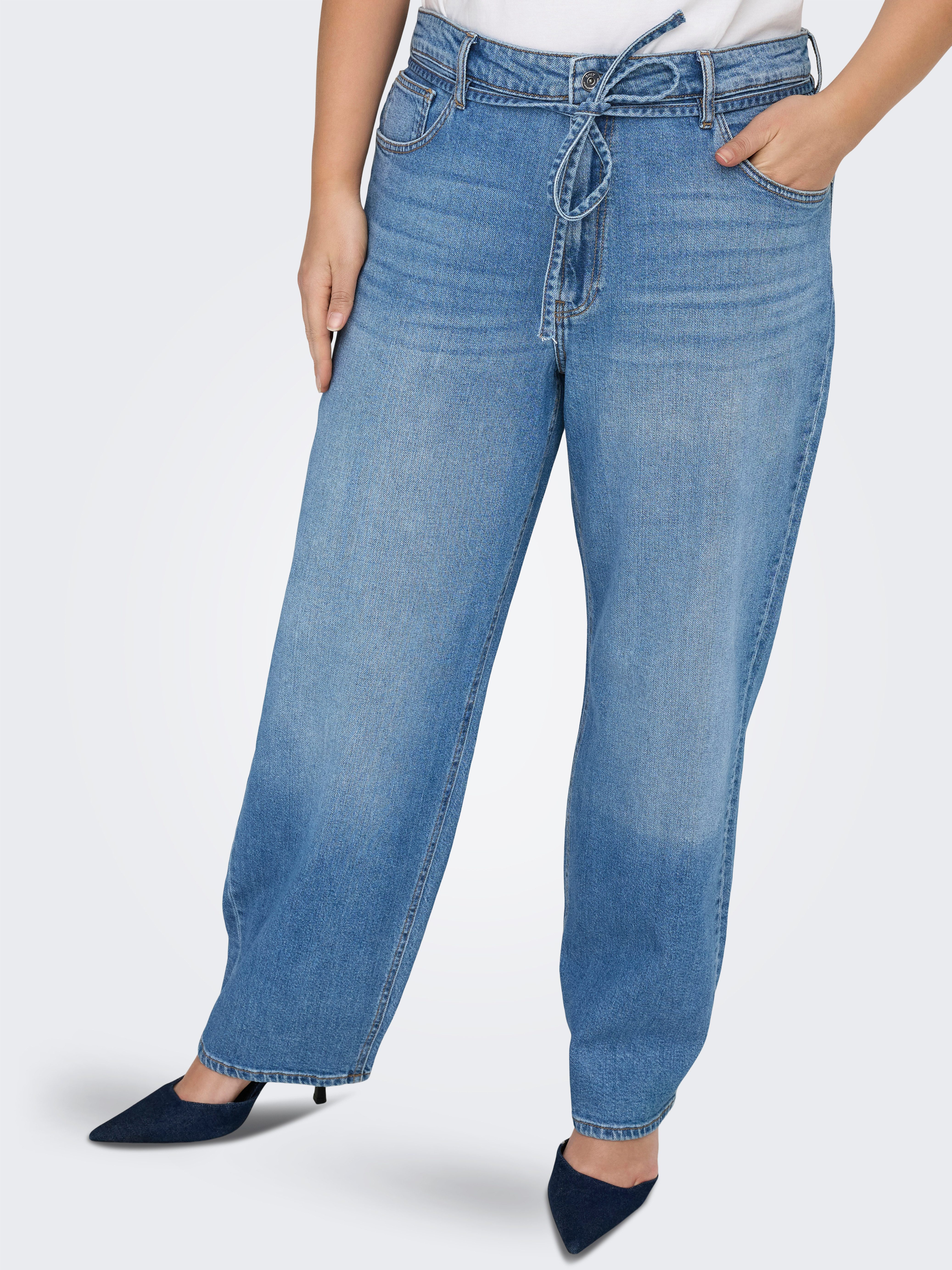 ONLY CARMAKOMA Relax-fit-Jeans CARGIANNA MW STRAIGHT AZ751 DNM NOOS