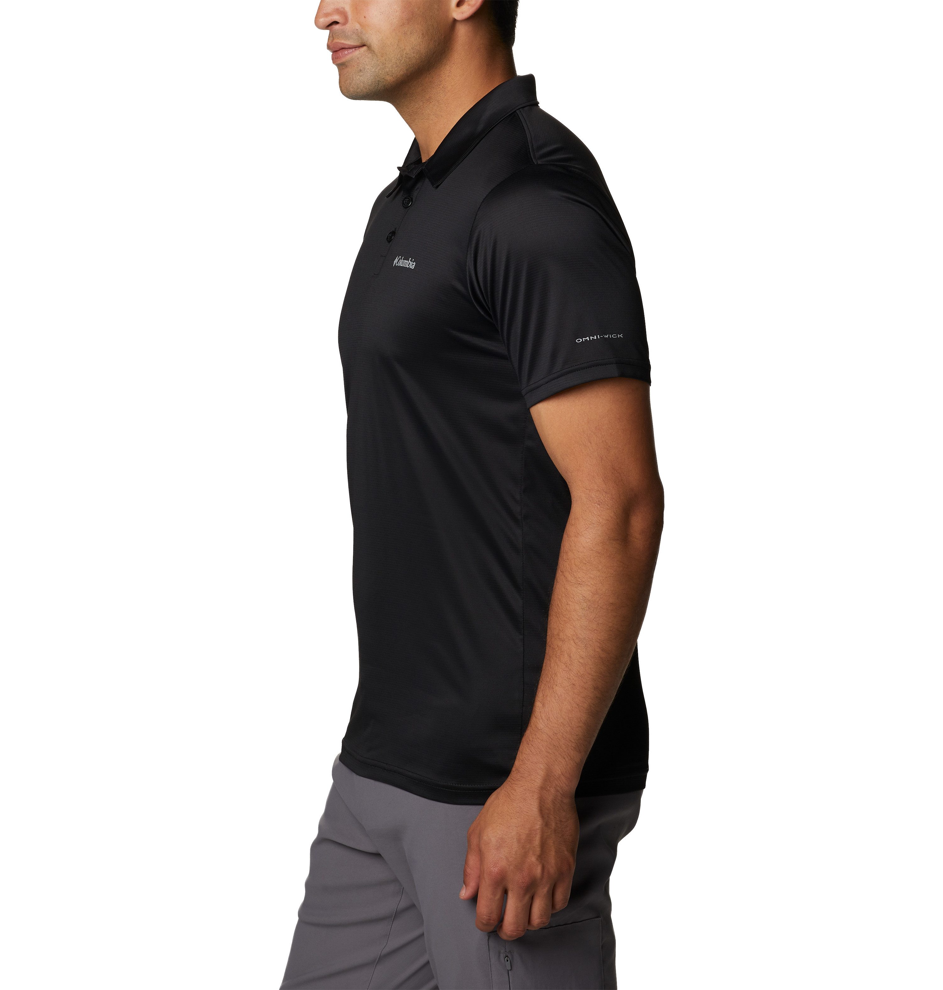 Columbia Poloshirt Columbia Hike Polo Kurzarm-Design, mit Polokragen und Rundhals, aus Polyester