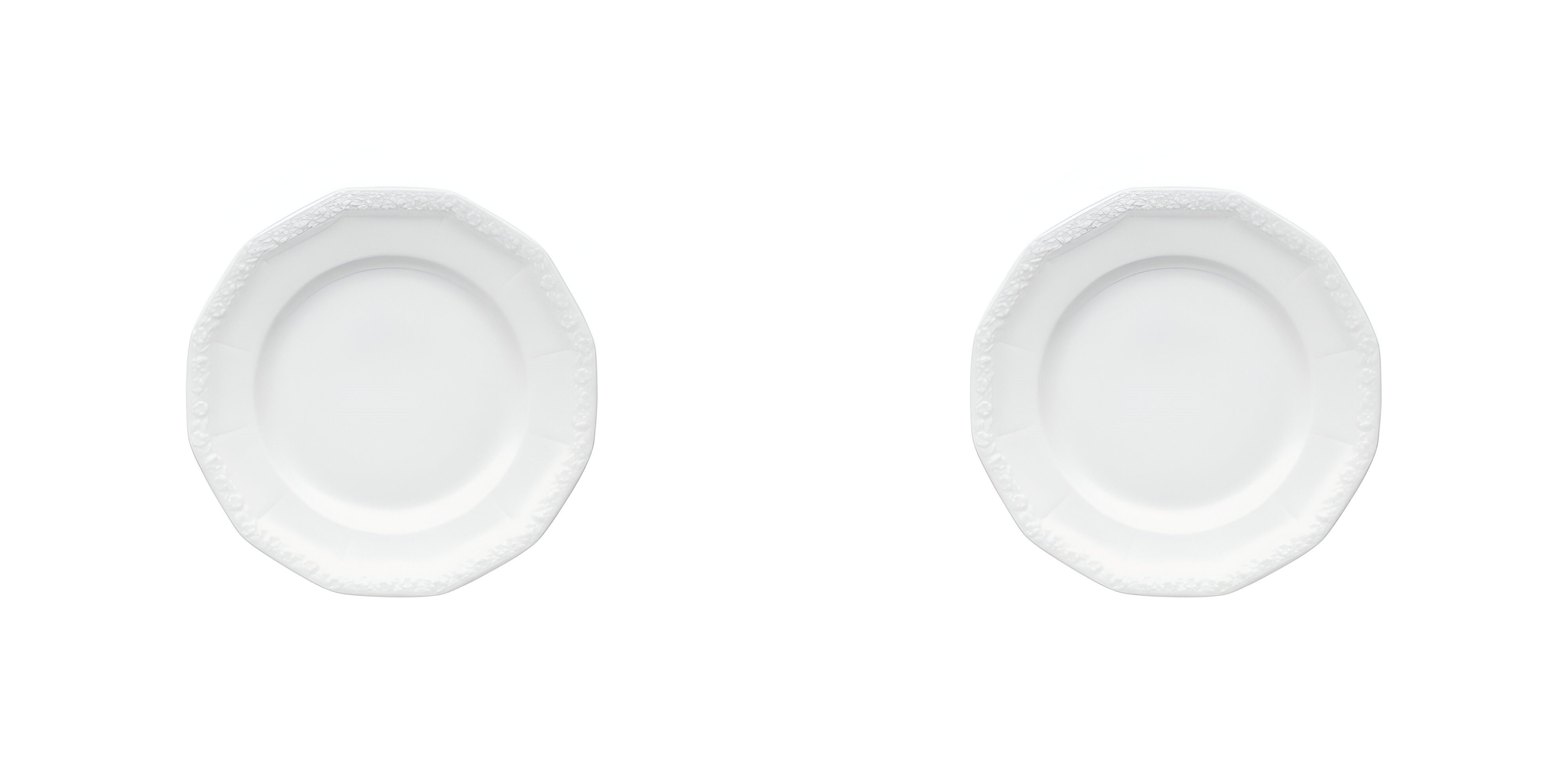 Rosenthal Тарелка для завтрака Тарелка для завтрака 19 cm - Rosenthal Maria Weiss, Lebensmittelkontaktsicher + Mikrowellengeeignet + Spülmaschinenfest