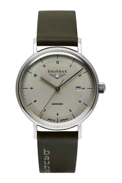 bauhaus Automatikuhr 2152-1, Armbanduhr, Herrenuhr, Datum, Made in Germany