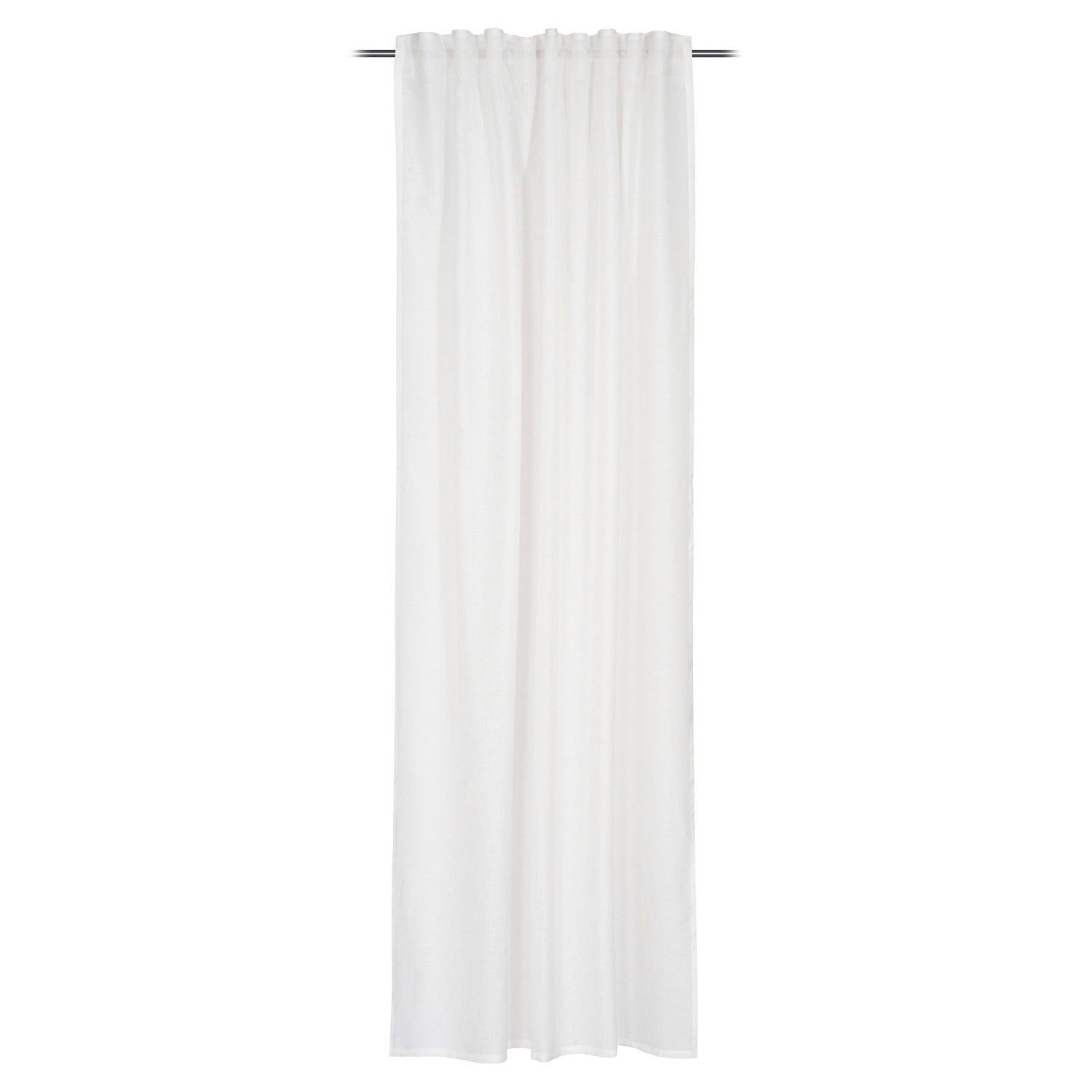 Gözze Vorhang STORMY, verdeckte Schlaufen, Weiß, (1 St), verdeckte Schlaufen, halbtransparent, Polyester, 140 x 245 cm