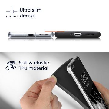 kwmobile Handyhülle Hülle für Xiaomi Redmi 12, Backcover Silikon - Soft Handyhülle - Handy Case in Schwarz matt