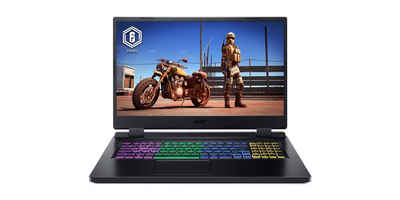 Acer Nitro 5 Gaming AN517-55 Schwarz Notebook (Intel Intel Core i7 12. Gen i7-12700H, NVIDIA GeForce RTX 4050, 512 GB SSD)