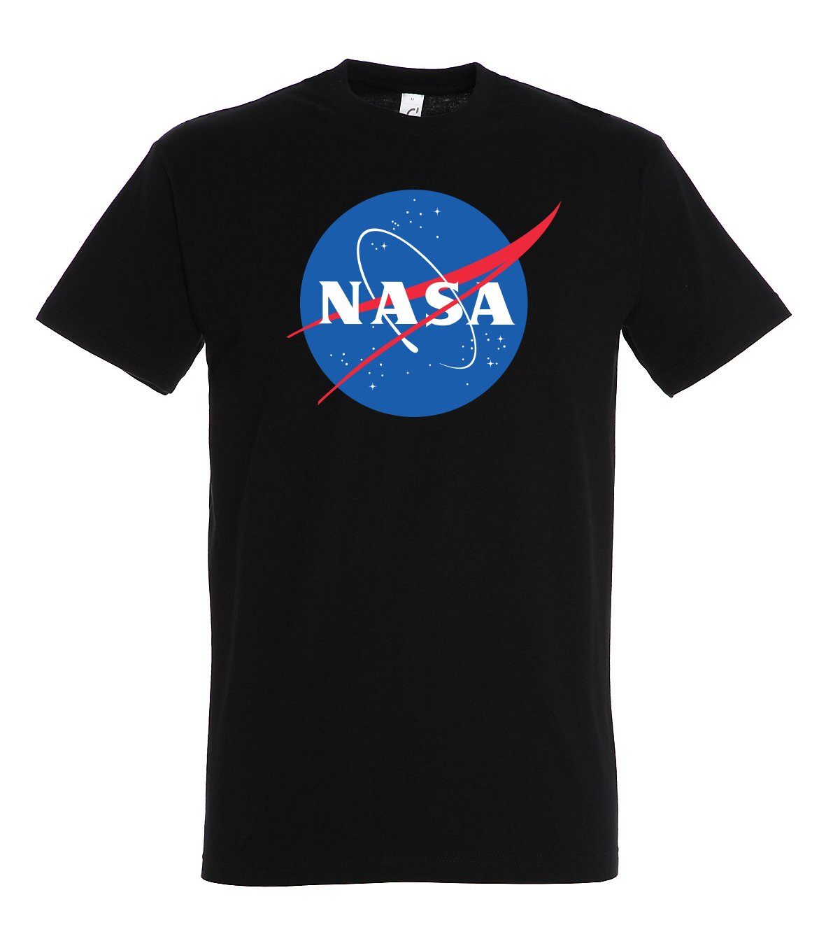 Youth Designz T-Shirt NASA Herren T-Shirt Mit trendigem Frontprint Schwarz