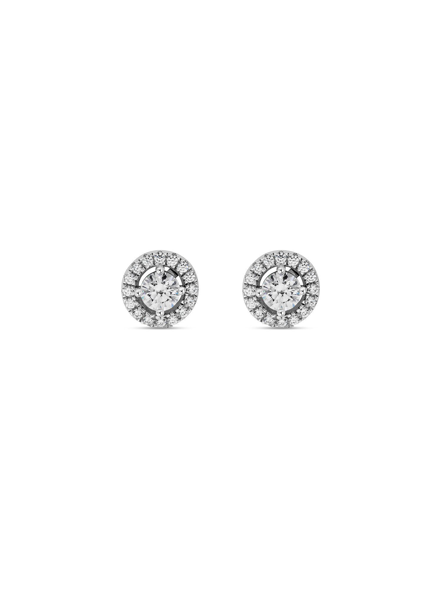Paar Ohrstecker FAVS Damen-Ohrstecker 925er Silber 34 Zirkonia