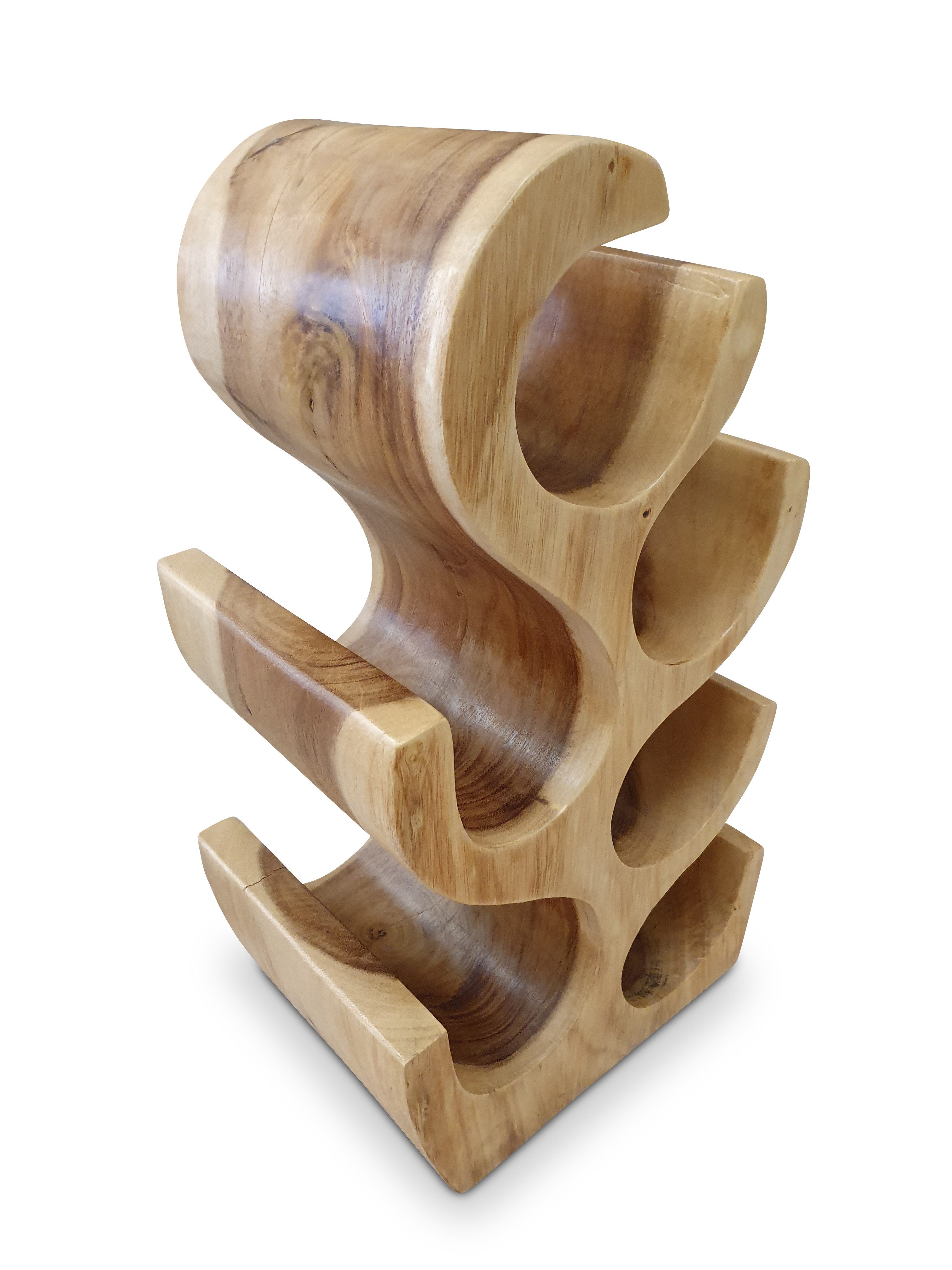 Kinaree Weinregal XL Holz Weinregal, Massivholz, Akazie, Natur, verschieden günstig online kaufen