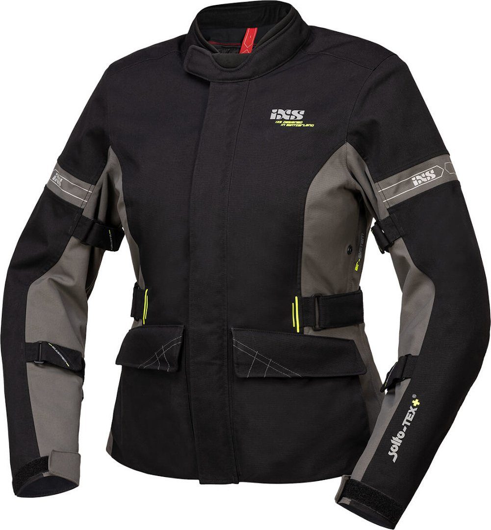 IXS Motorradjacke Laminat ST-Plus Damen Motorrad Textiljacke herausnehmbares Innenfutter,wasserdicht