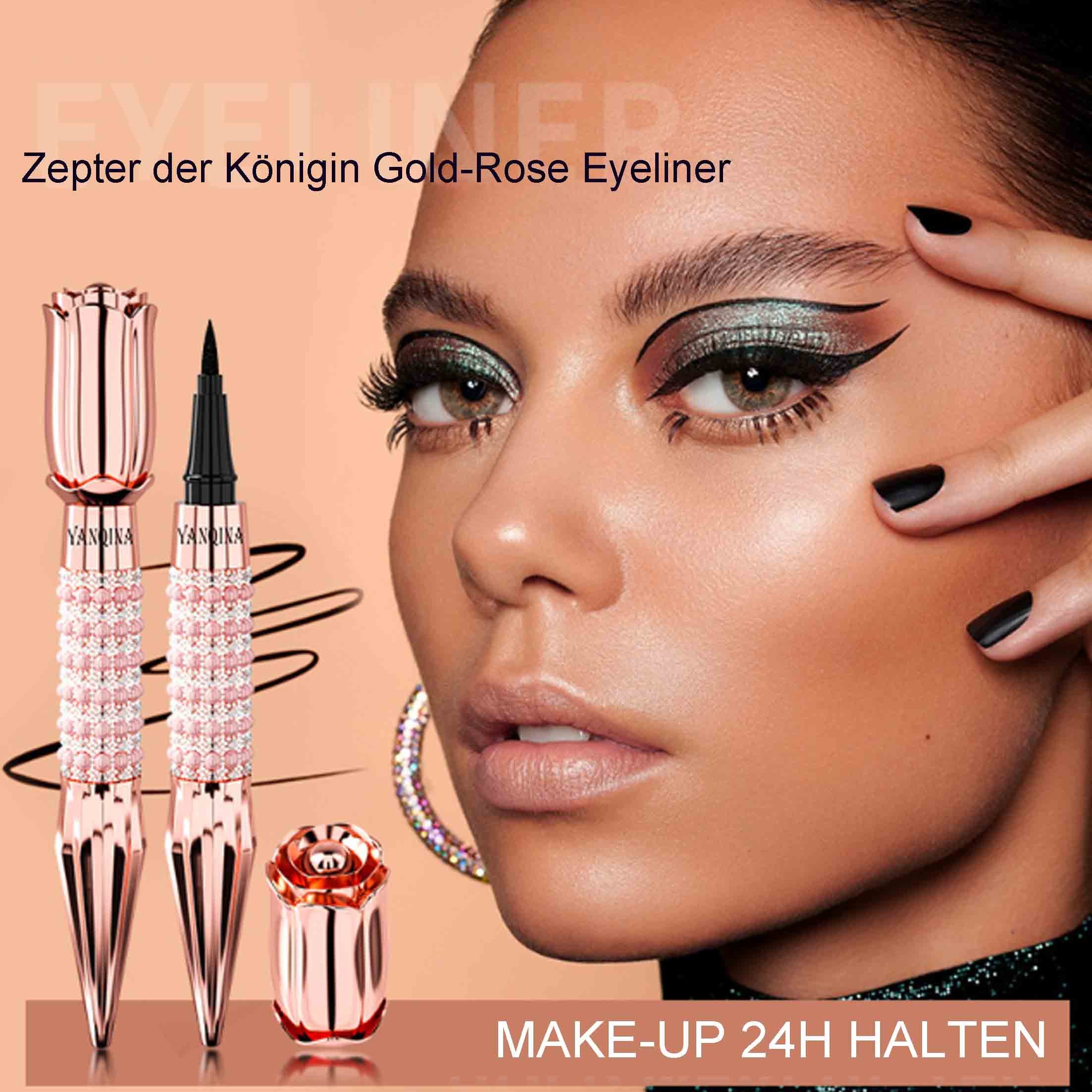 KINSI Eyeliner Glatter Eyeliner, wasser- und schweißfest, verschmiert nicht, 1-tlg., Einzigartiger Aushärtungsfilm-Faktor, leicht an die Haut anzupassen