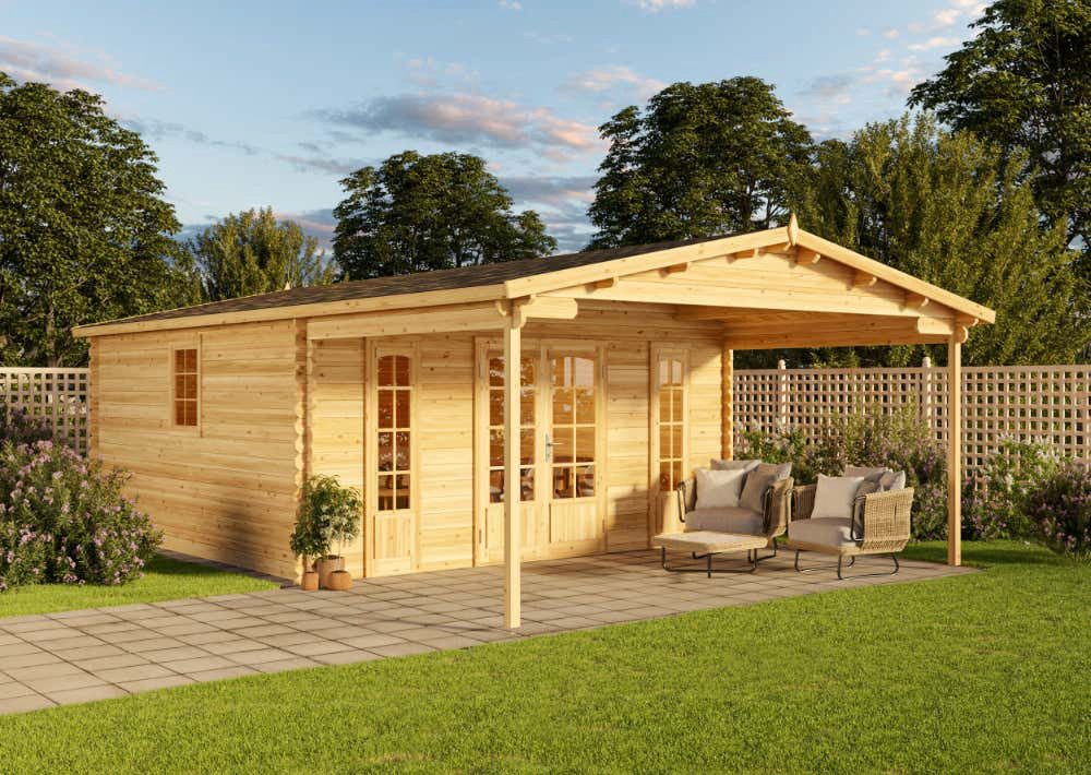 Alpholz Gartenhaus Holz Nyborg-44 ISO, BxT: günstig online kaufen