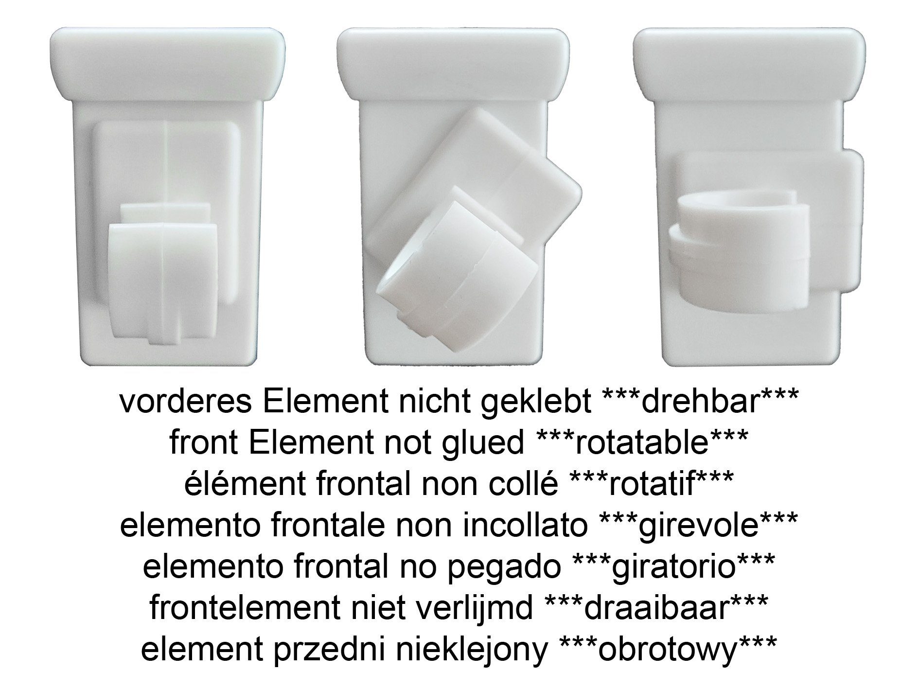 dekondo Klemmhalter für Gardinenstangen Fensterhaken/Dekohaken zum Einlegen günstig online kaufen