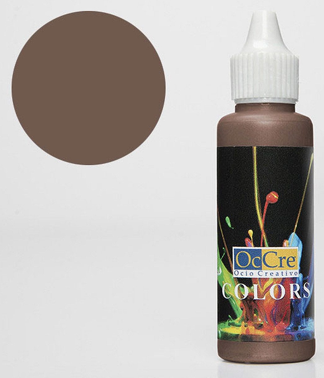 OcCre Modellbausatz Ocolor Dark brown 30 ml EOL, (Bastelbedarf, 1-tlg., Oberflächenbehandlung), Made in Europe