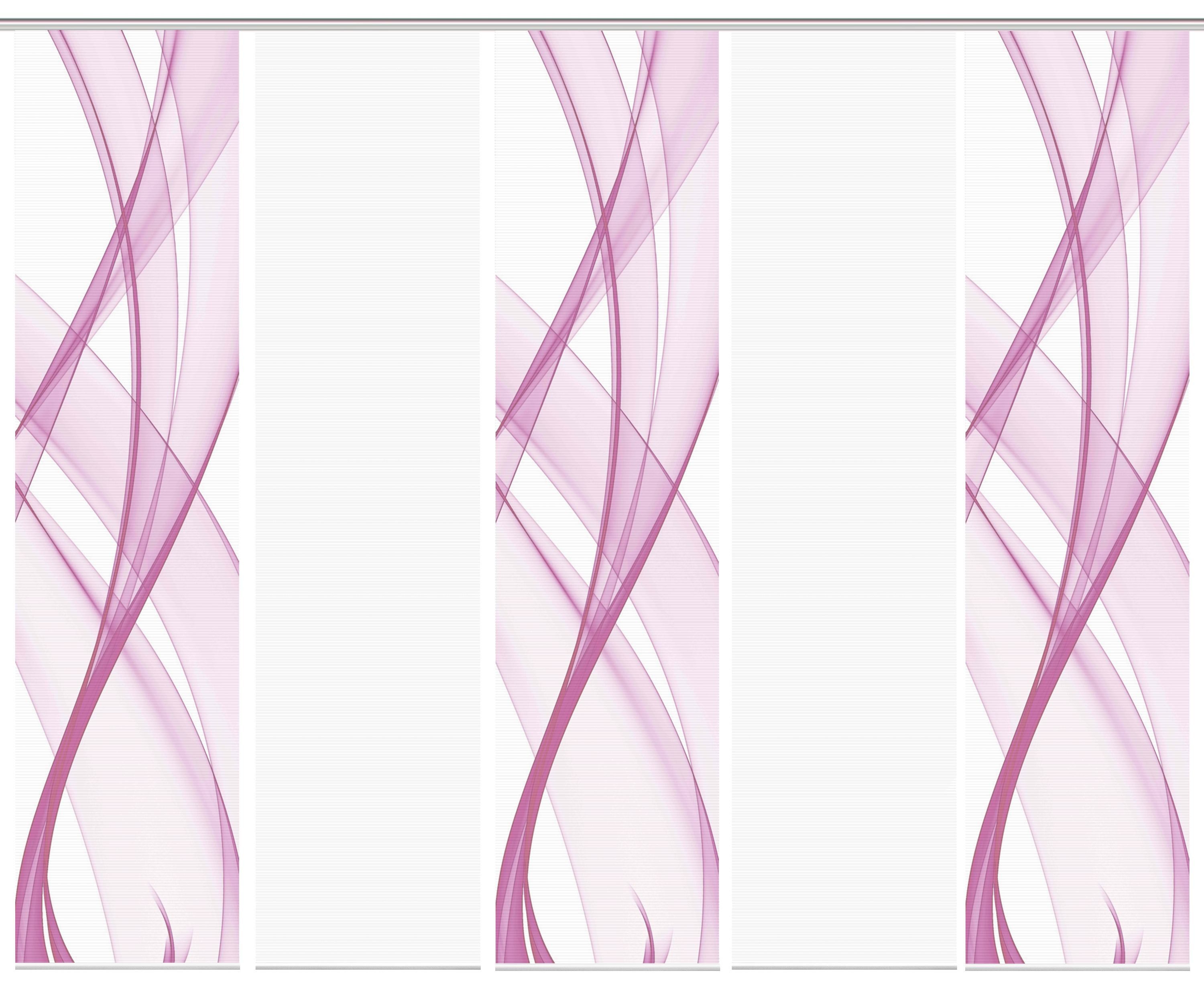 Vision Schiebegardine "PACOLIA" Paneelwagen 5 Stk. tlg. SET,SCHIEBEVORHANG, günstig online kaufen