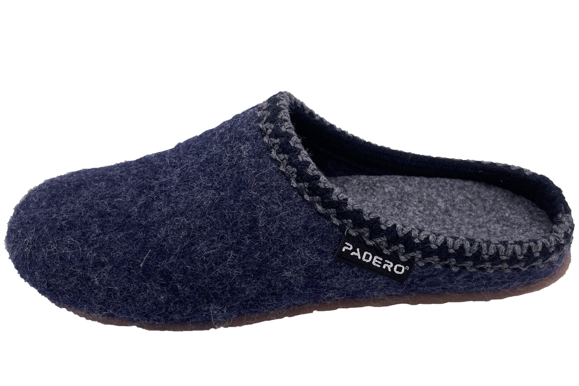 PADERO FRANZ Pantoffel Wollfilz Hausschuh