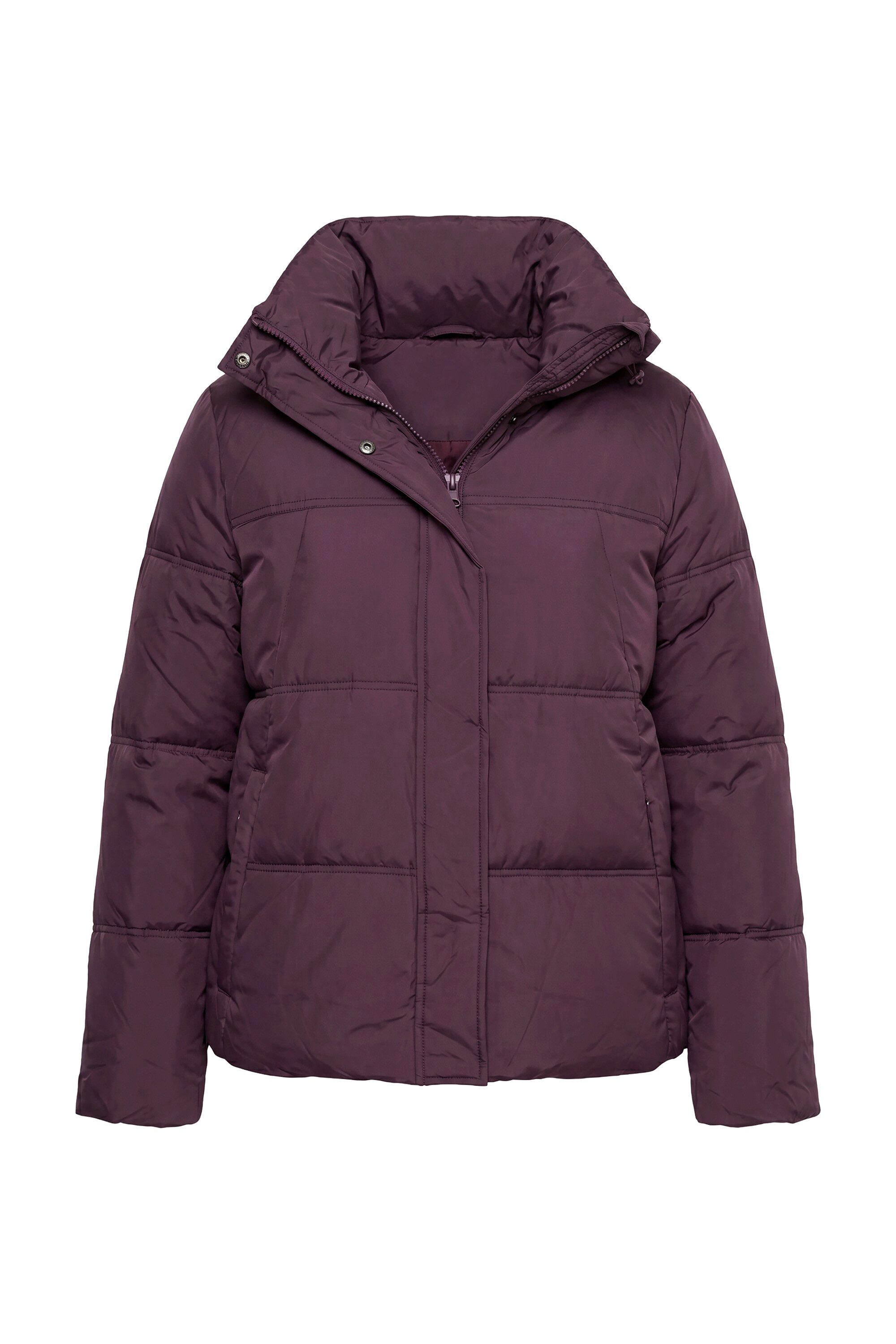 Ulla Popken Steppjacke HYPRAR Steppjacke Oversized Kapuze Zipptaschen – Bild 2 von 4