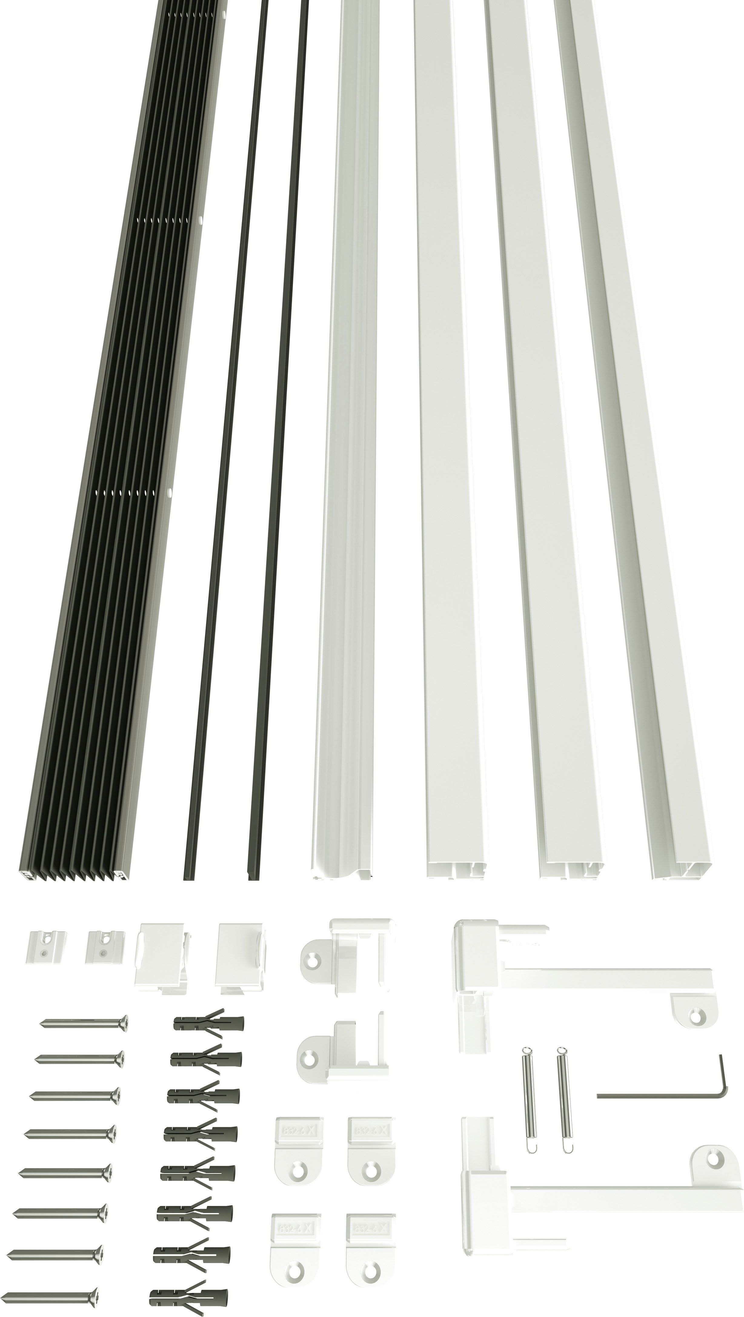 hecht international Dachfensterplissee, blickdicht, verschraubt, Lichtschutz, BxH: 110x160 cm