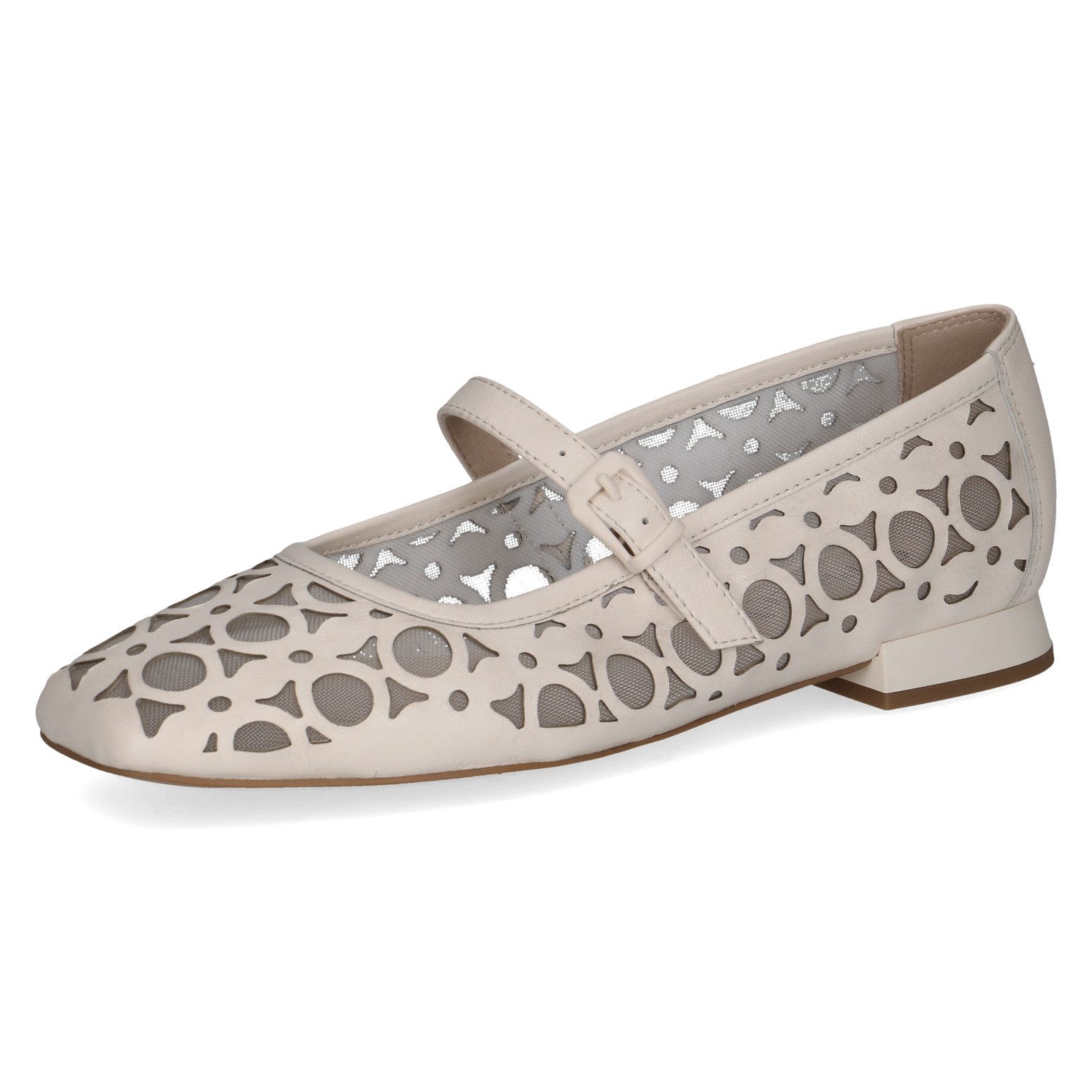 Caprice Caprice Damen Ballerina 9-22511-46-658 VANILLA COMBI beige Ballerina