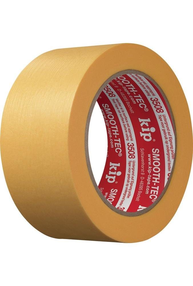 Kip® Griffband Glattkreppband 3508 SMOOTH-TEC® glatt gelb Länge 50 m Breite 48 mm