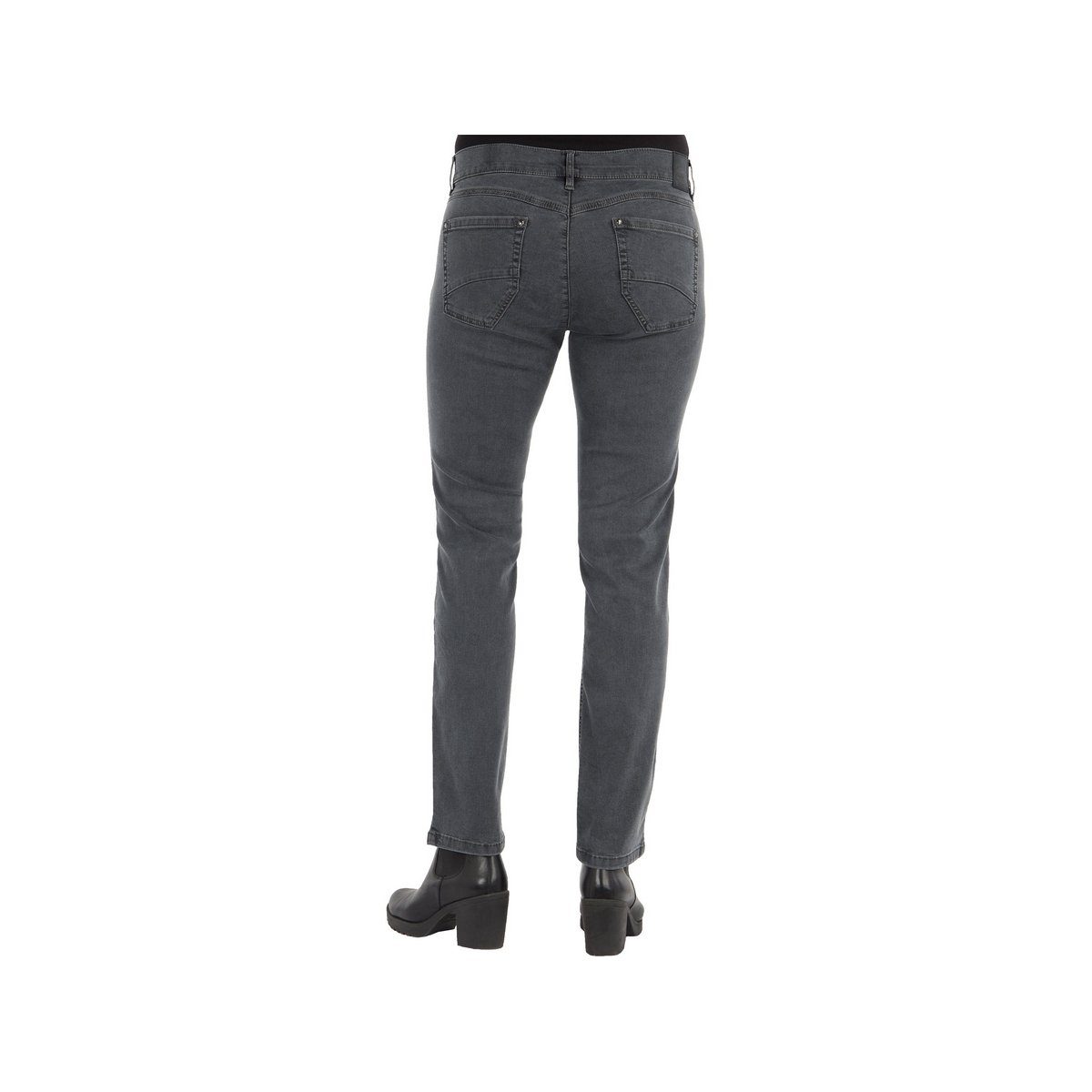 Zerres 5-Pocket-Jeans grau (1-tlg)
