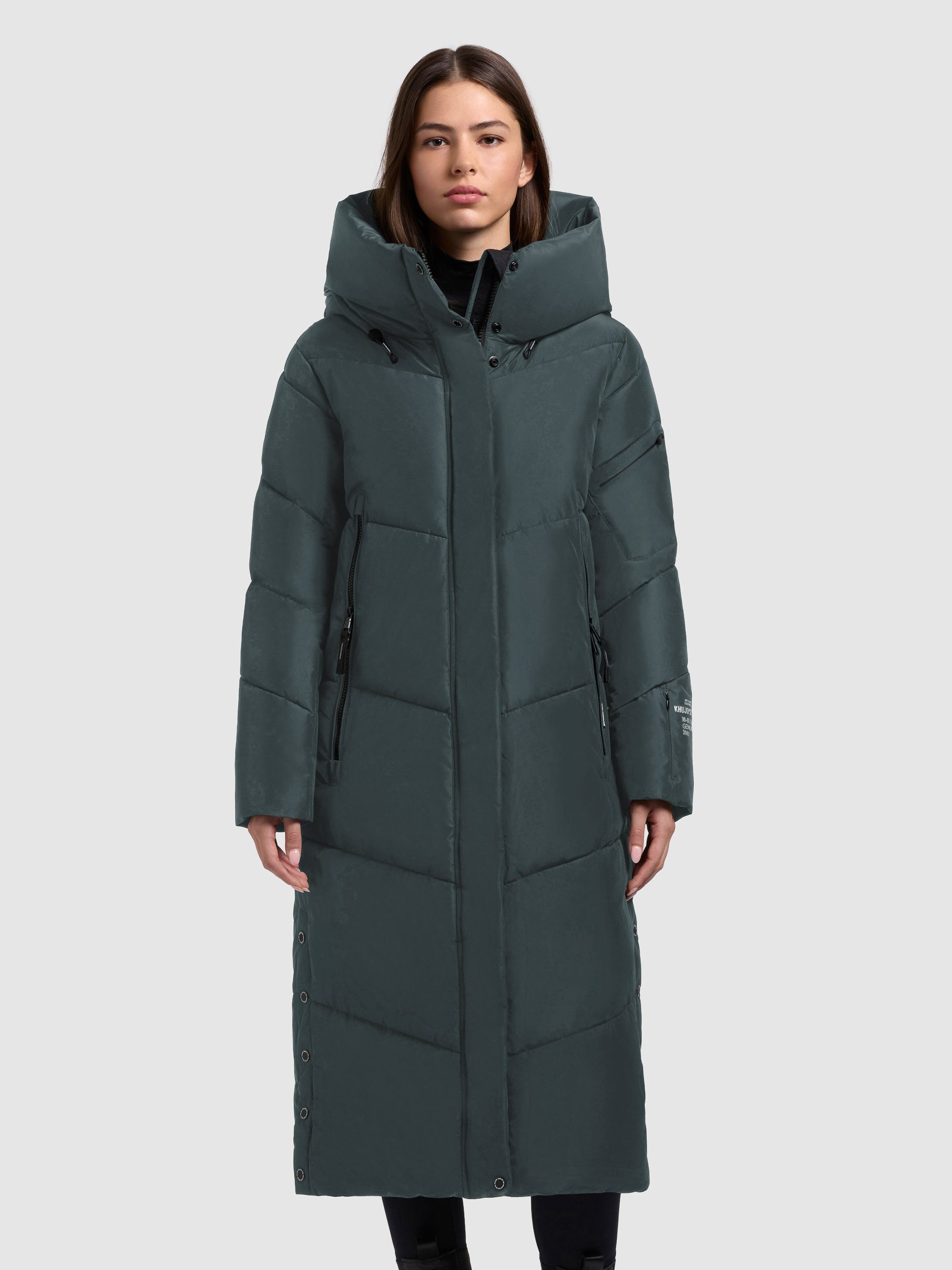 khujo Steppmantel PULSET MATT große Kapuze, Reißverschlusstaschen günstig online kaufen