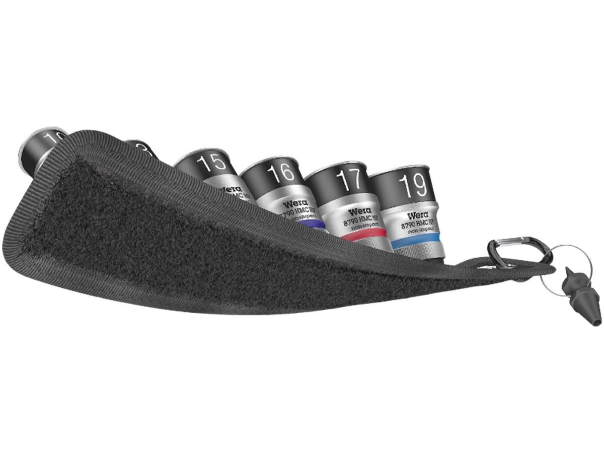 Wera Steckschlüssel Steckschlüsselsatz Belt C 1 Zyklop 7-tlg. (Set), mit Haltefunktion, 1/2"-Antrieb