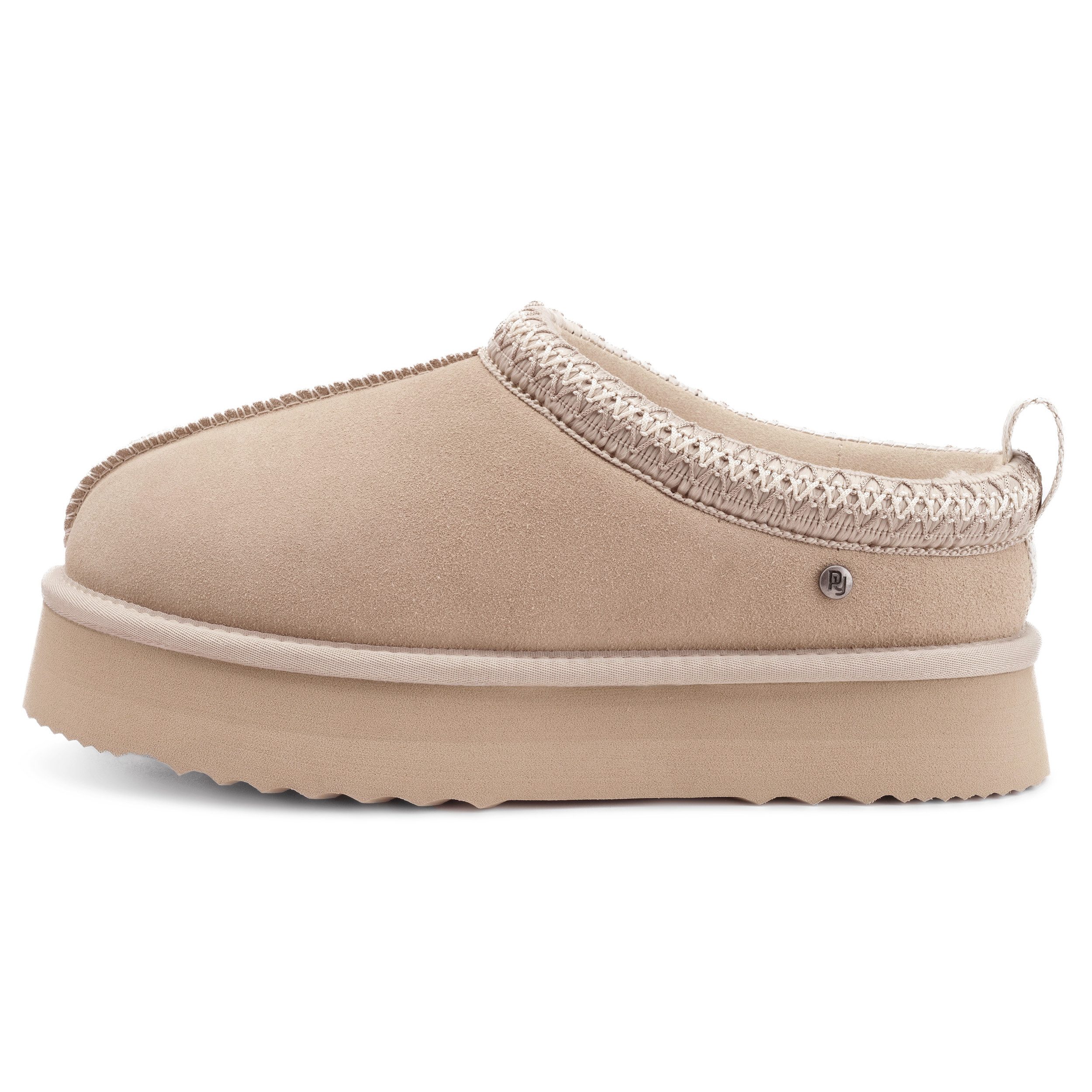 Parfeying Damen Pantoffel aus luxuriösem australischem Lammerfell outdoor Plüsch Hausschuhe echtem weicher Merinwolle 100% naturliche Meterialien