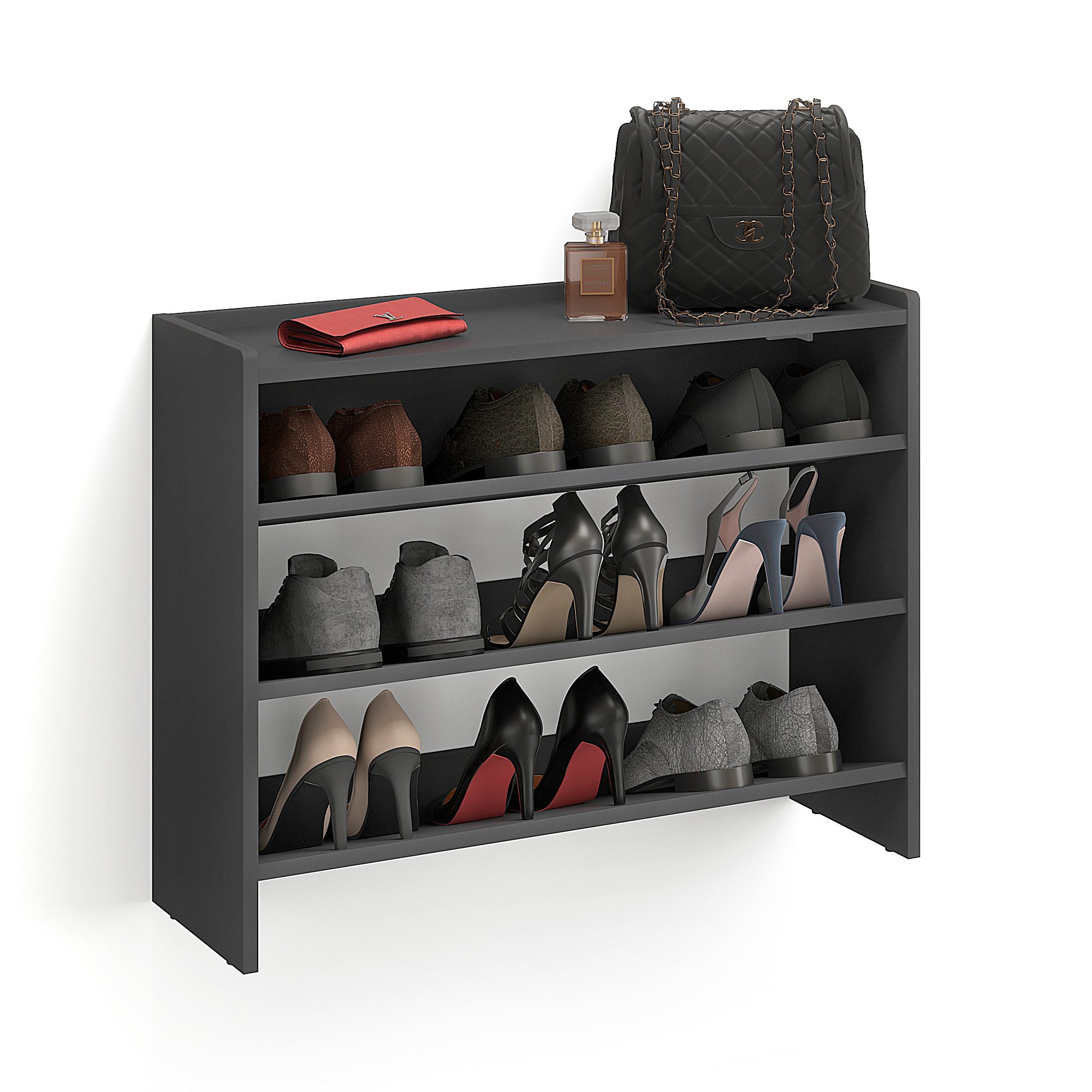 KOMTO Schuhregal Elexis 3 Schmal - günstig online kaufen