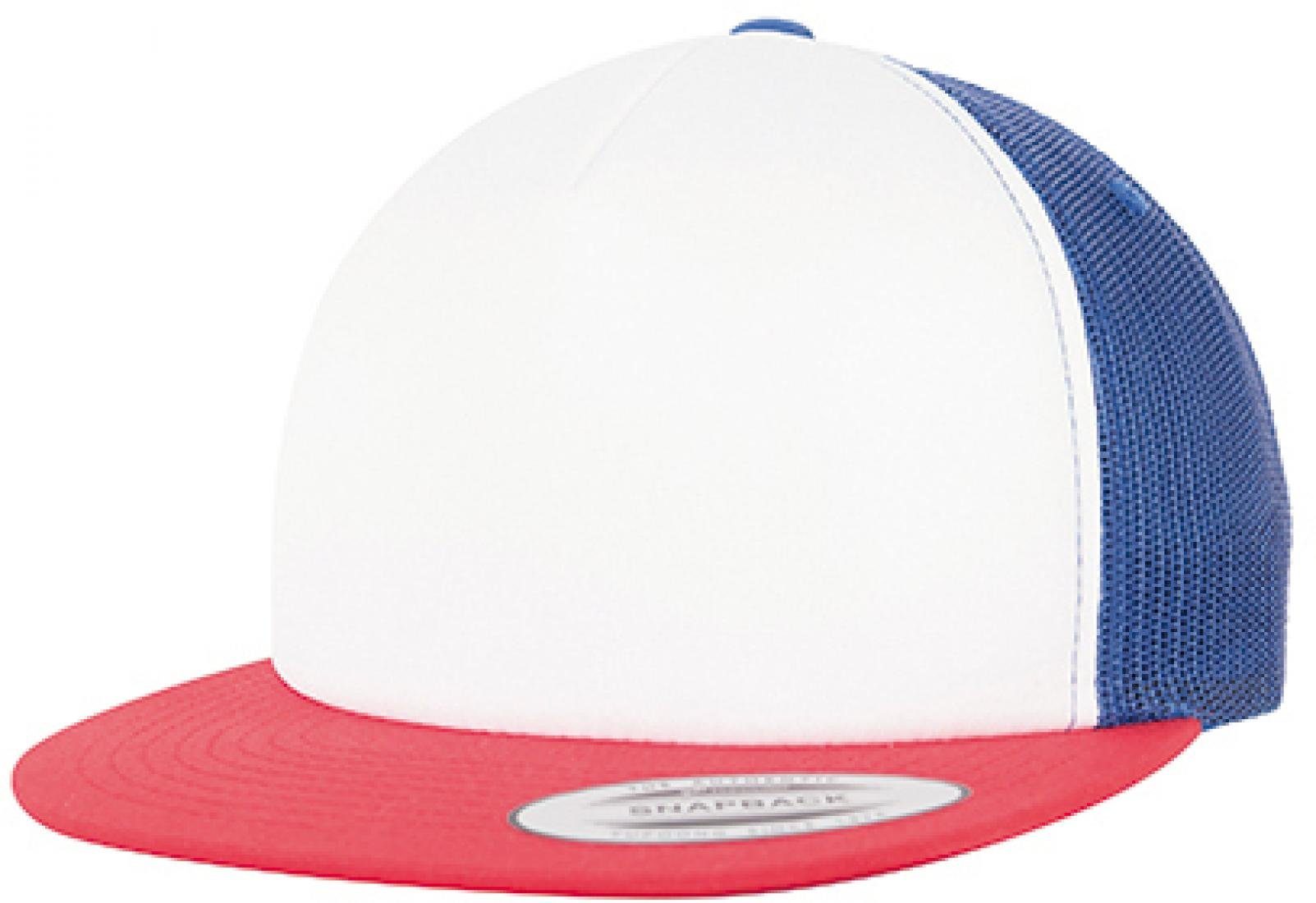 Flexfit Trucker Cap Foam Trucker with white Front Cap / Kappe / Mütze