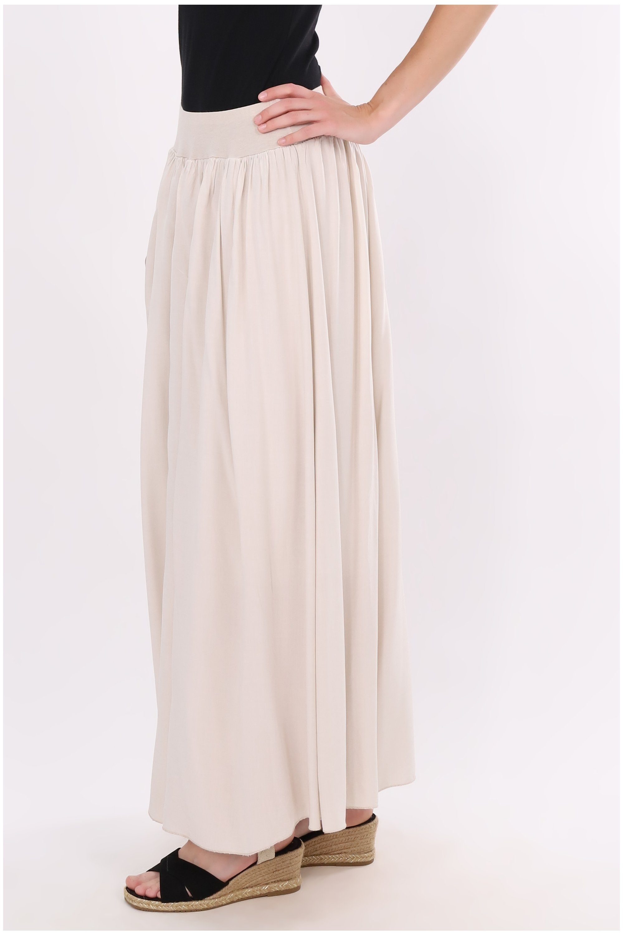 malito more than fashion Sommerrock 2203 leichter eleganter Sommer Rock günstig online kaufen