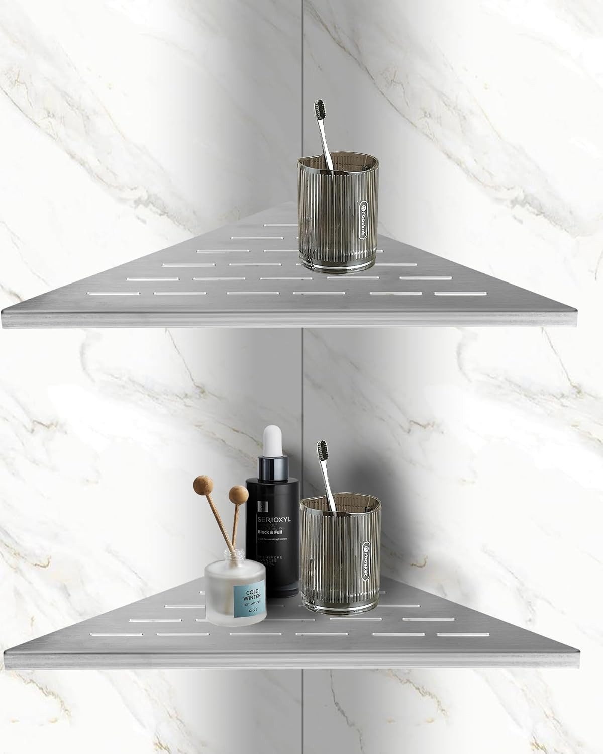 euroharry Duschablage Eckablage Duschablage Edelstahl Duschkorb für Badezim günstig online kaufen